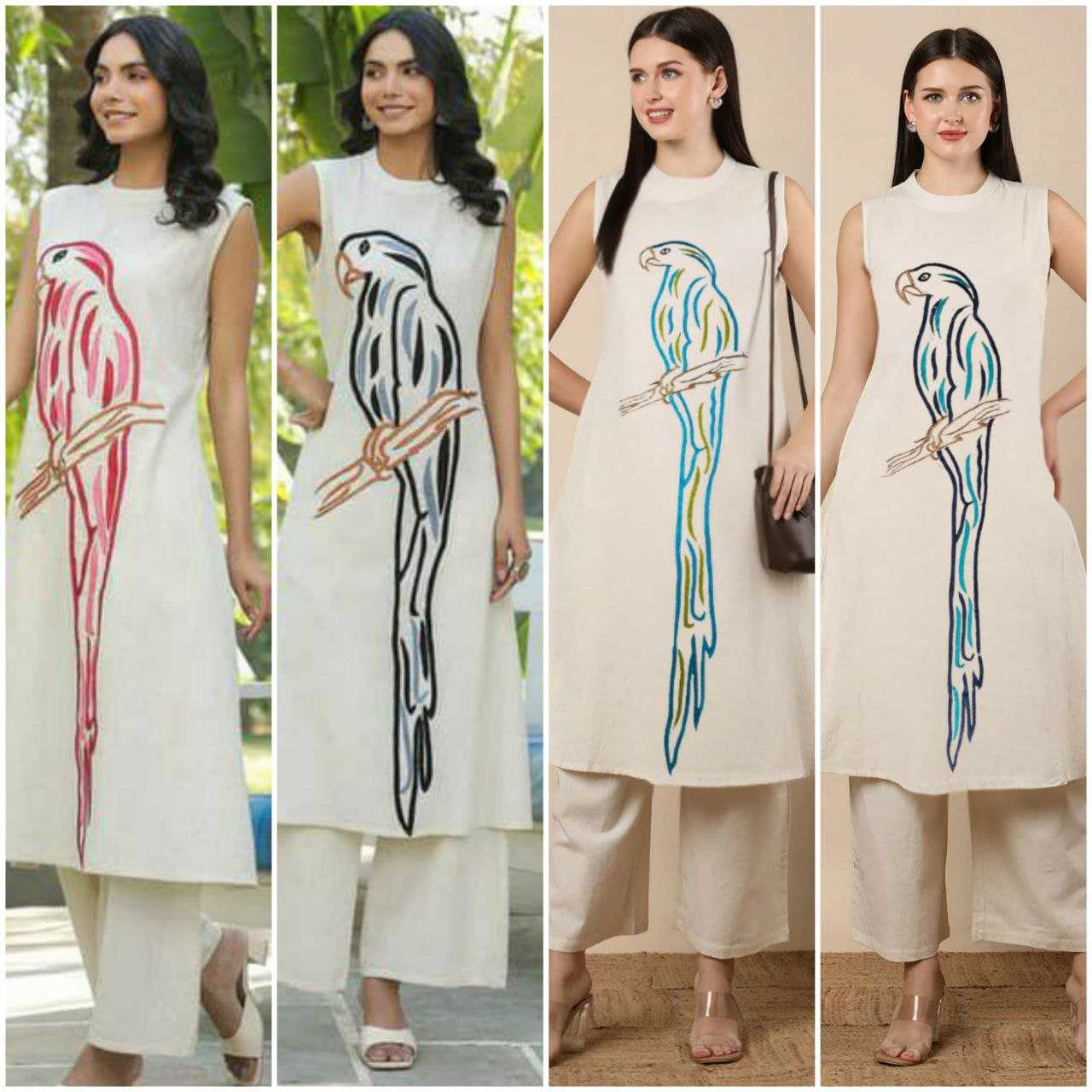 Ynf Cotton KESH613 259 Suits & Dresses Festive Collections Wholesale Embroidery Suits Cotton Suits Palazzo Suit Manufacturer