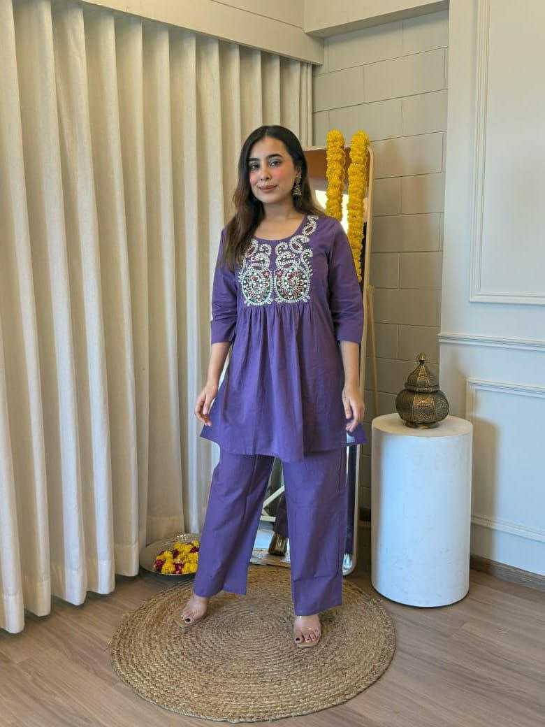 Ynf Cotton KESH613 KIRTI Suits & Dresses Western Wears Festive Collections Wholesale Co-ord Set Palazzo Suit Embroidered Dresses Manufacturer