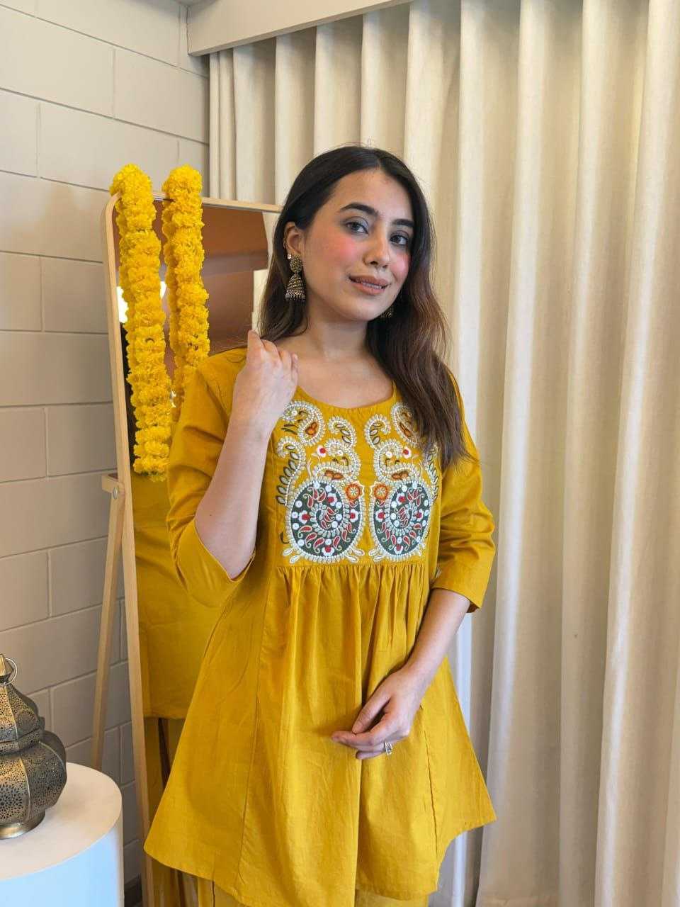 Ynf Cotton KESH613 KIRTI Suits & Dresses Western Wears Festive Collections Wholesale Co-ord Set Palazzo Suit Embroidered Dresses Manufacturer