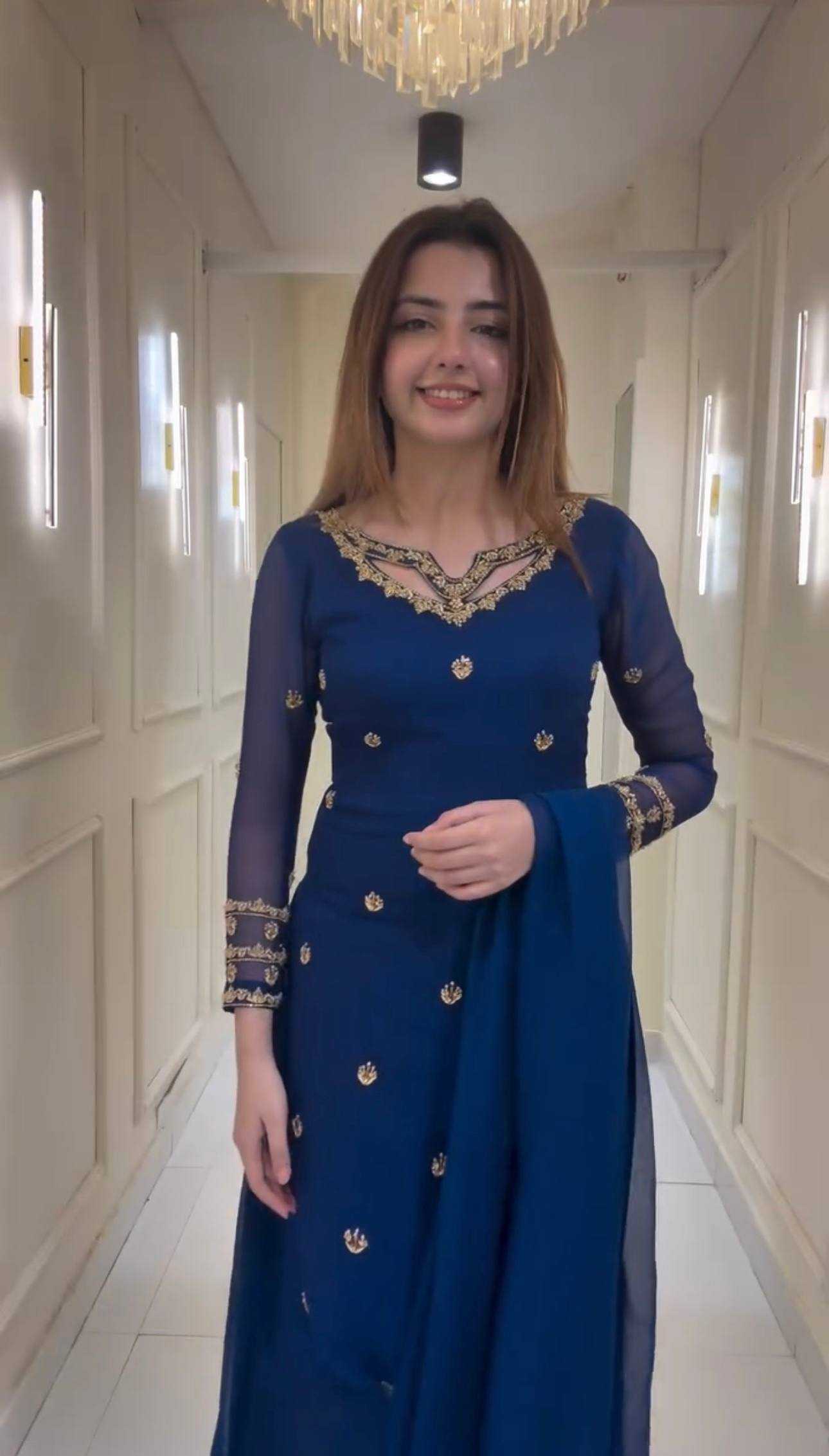 Ynf Faux Georgette RIN215 1128 Kurti Wholesale Casual Kurtis Fancy Kurti Georgette Kurti Manufacturer