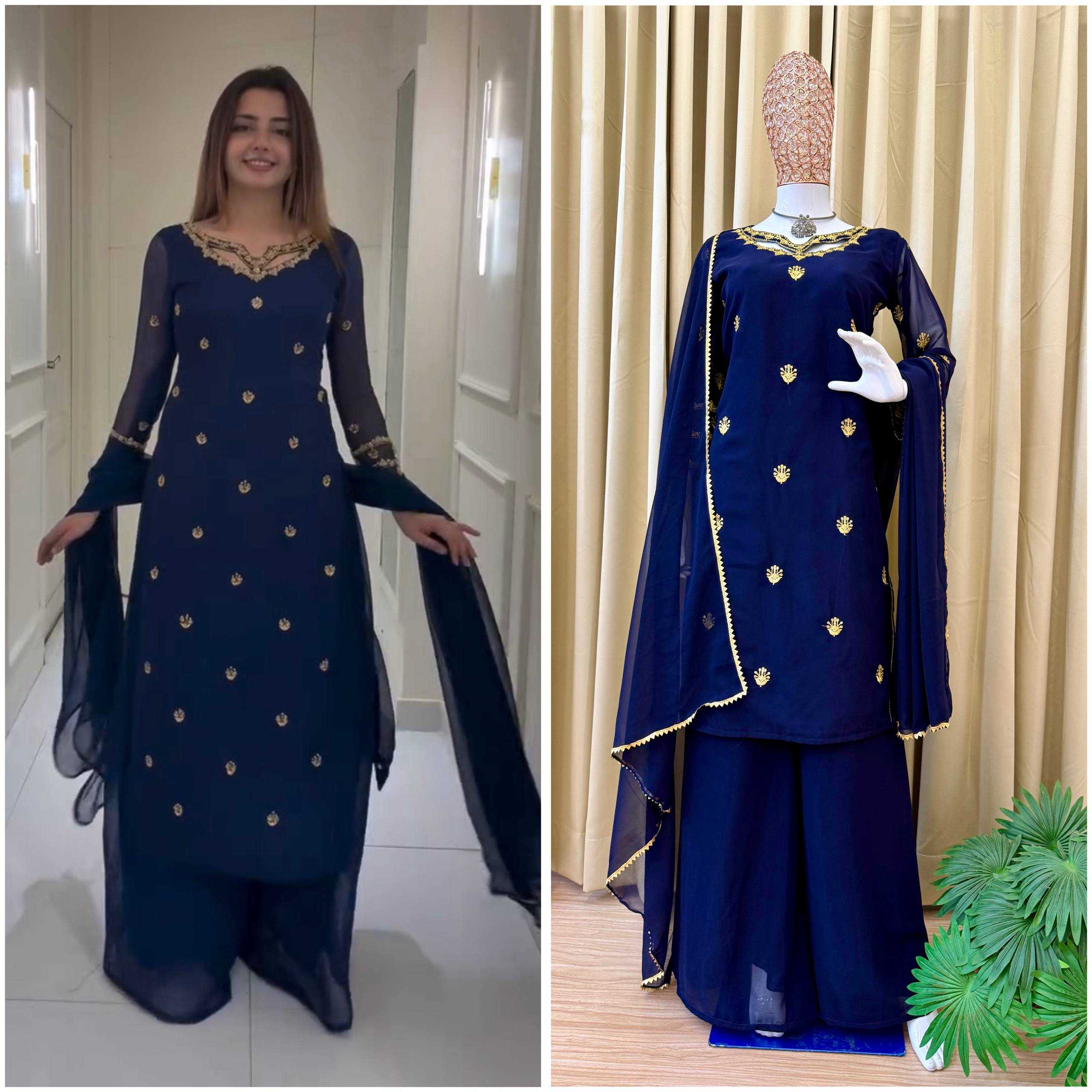 Ynf Faux Georgette RIN215 1128 Kurti Wholesale Casual Kurtis Fancy Kurti Georgette Kurti Manufacturer