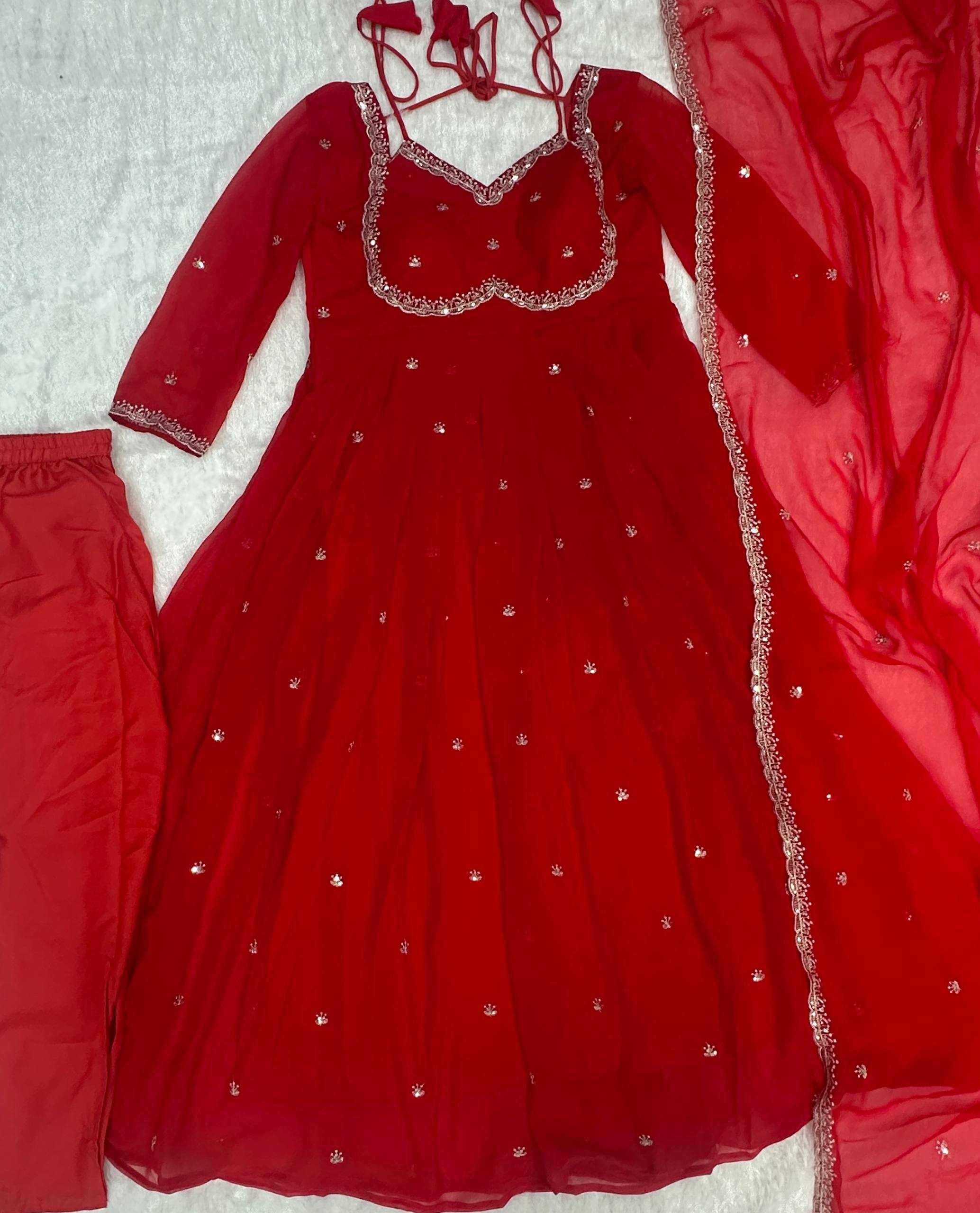 Ynf Georgette KESH533 ON5143 Gowns Wholesale Embroidery Gowns Anarkali Gown Georgette Gown Manufacturer