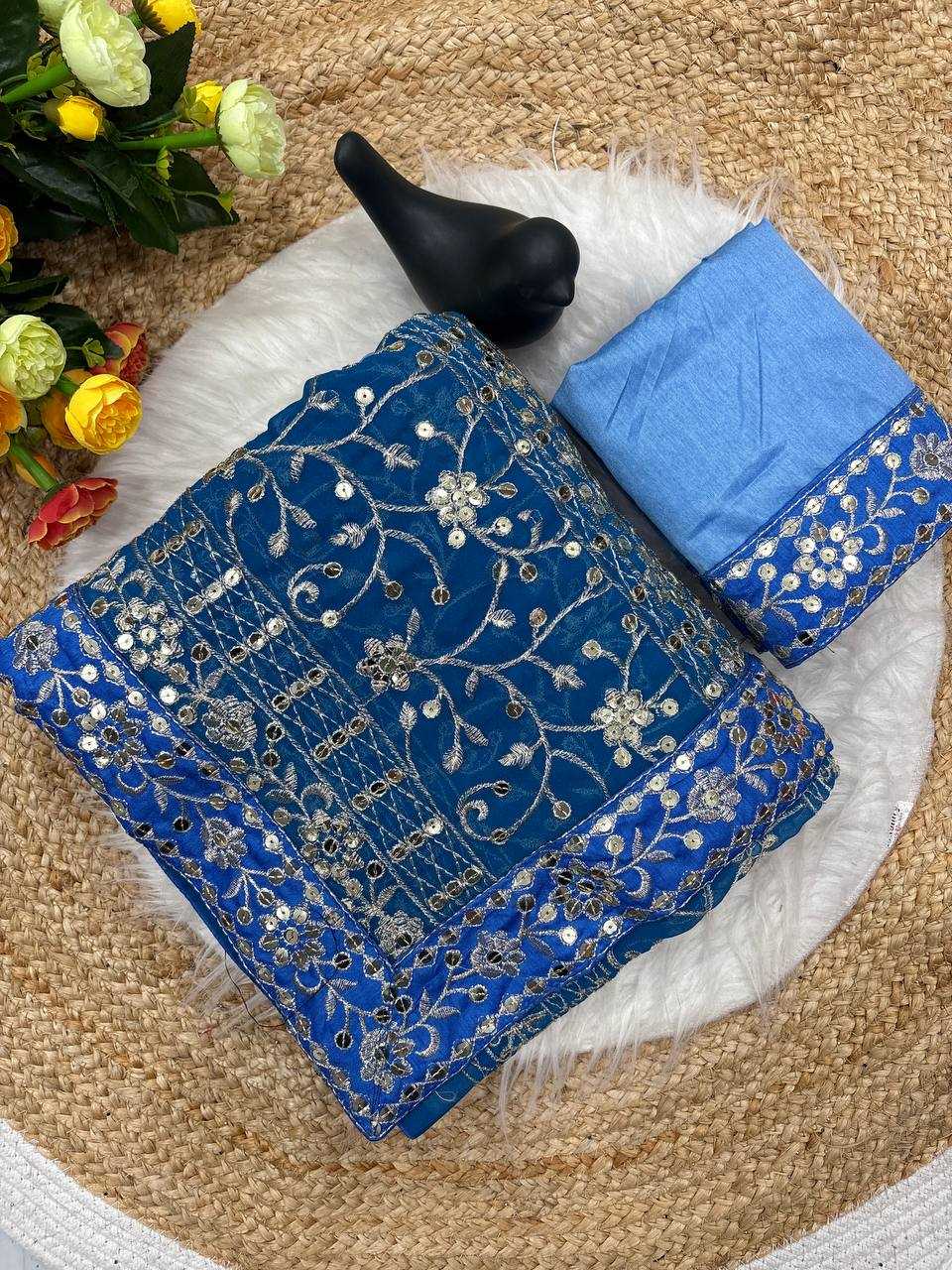 Ynf Georgette KESH610 616 Silk Sarees Wholesale Traditional Silk Sarees Designer Silk Sarees Embroidered Silk Sarees Manufacturer