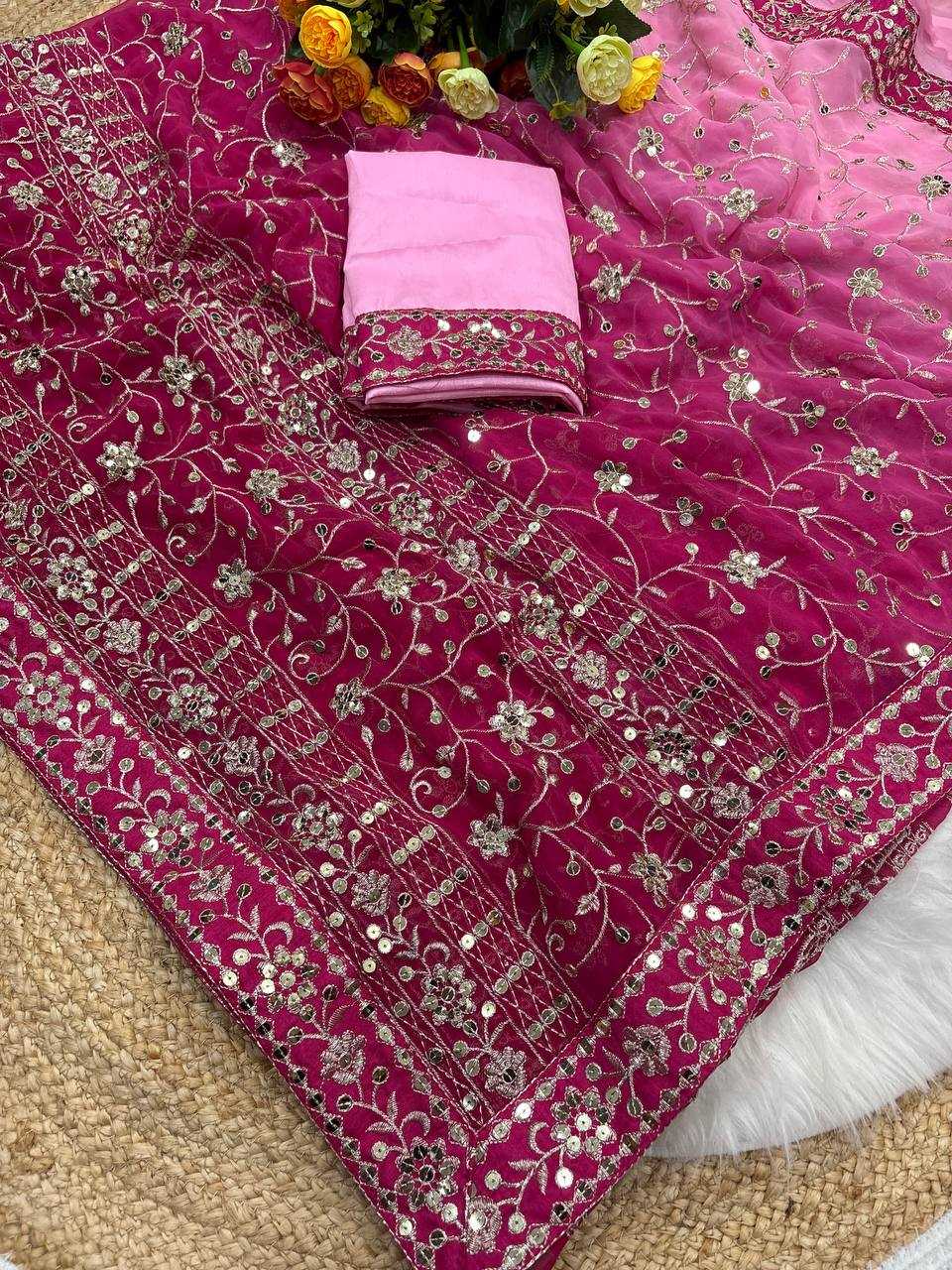 Ynf Georgette KESH610 616 Silk Sarees Wholesale Traditional Silk Sarees Designer Silk Sarees Embroidered Silk Sarees Manufacturer