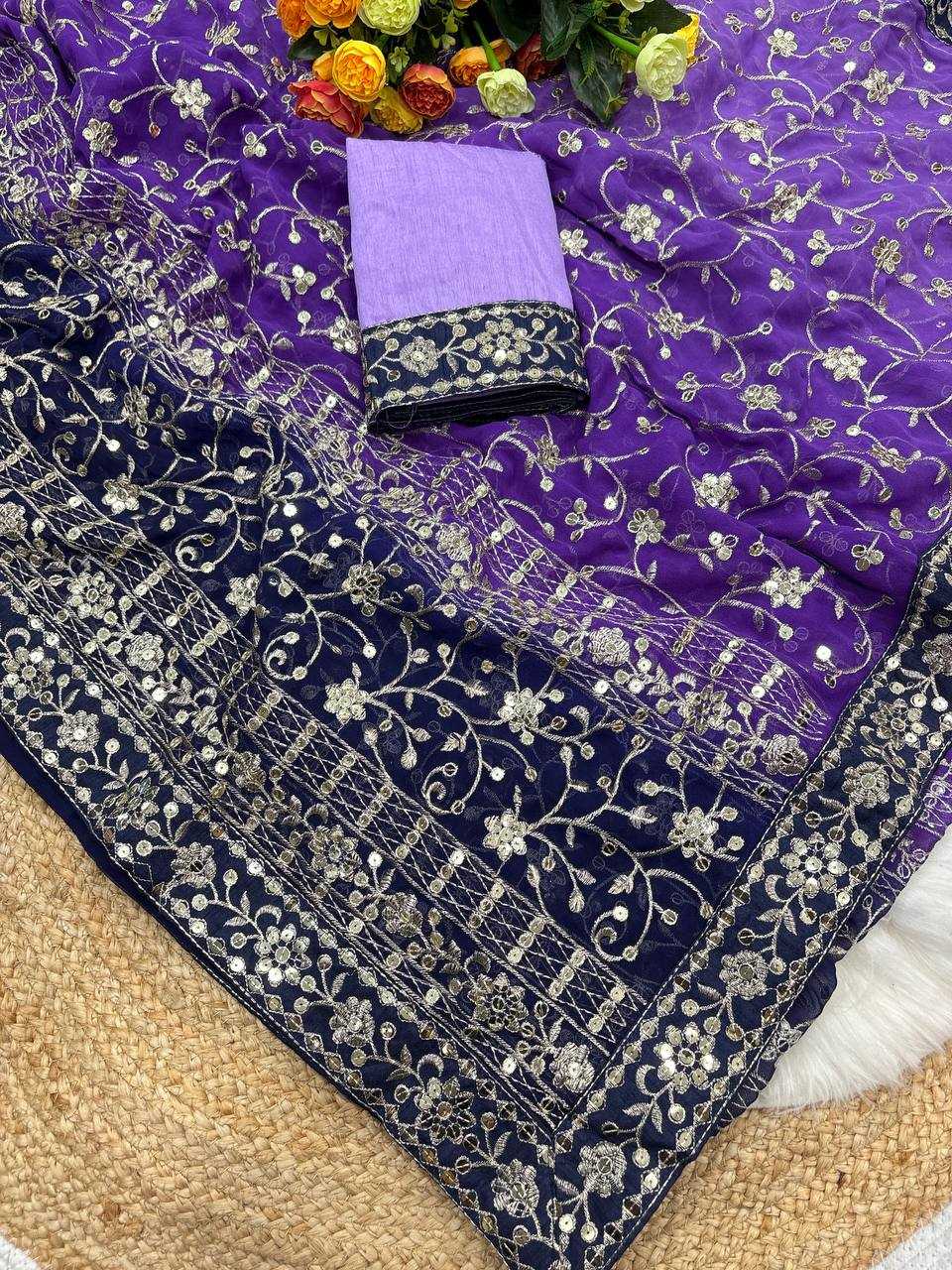 Ynf Georgette KESH610 616 Silk Sarees Wholesale Traditional Silk Sarees Designer Silk Sarees Embroidered Silk Sarees Manufacturer