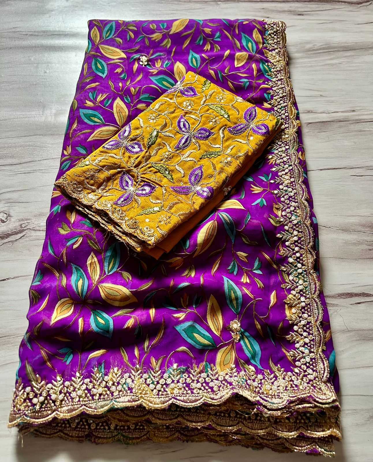Ynf Georgette KESH622 print Sarees Wholesale Georgette Sarees Embroidered Sarees Printed Georgette Saree Manufacturer