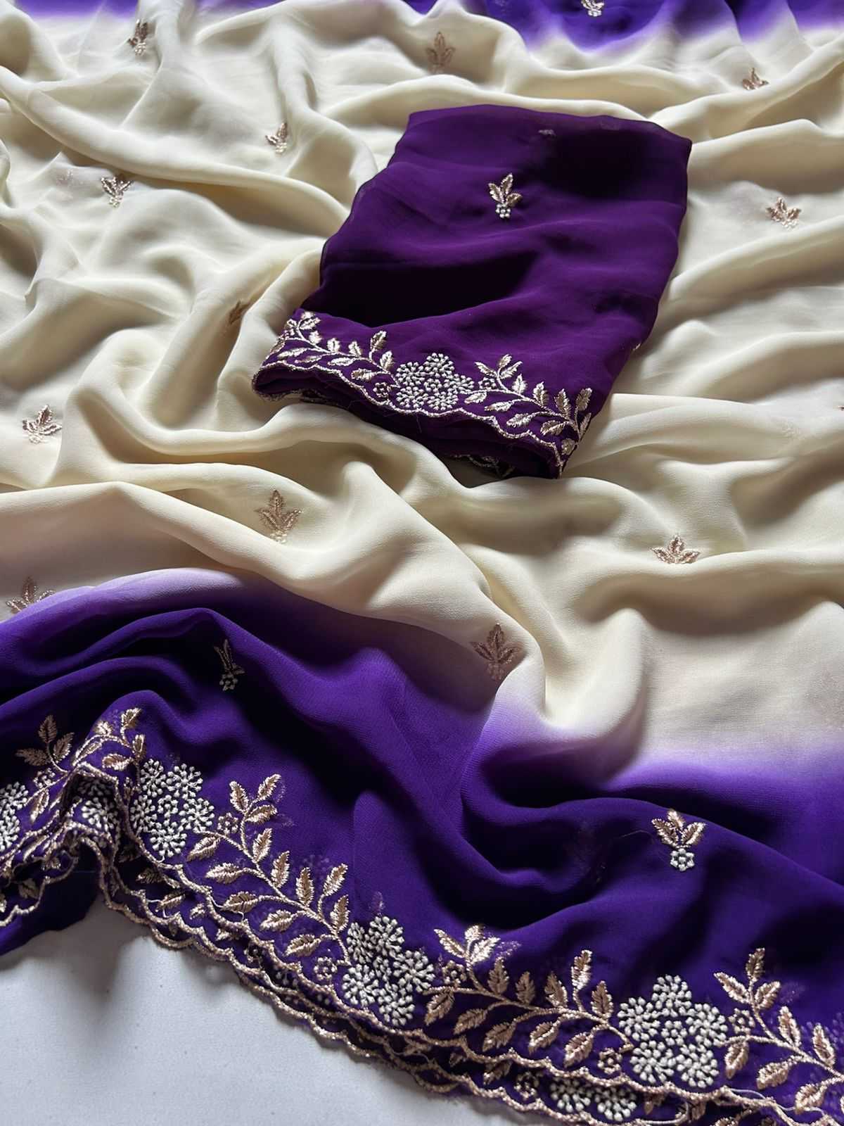 Ynf Georgette KESH622 Sequence Sarees Wholesale Fancy Sarees Georgette Sarees Embroidered Sarees Manufacturer