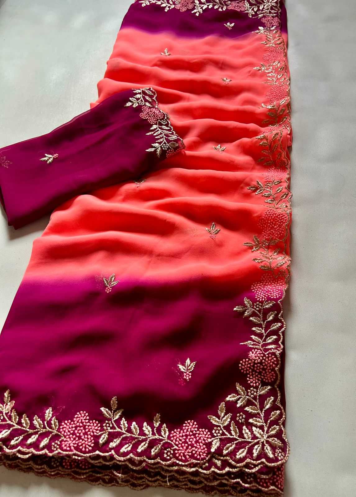 Ynf Georgette KESH622 Sequence Sarees Wholesale Fancy Sarees Georgette Sarees Embroidered Sarees Manufacturer