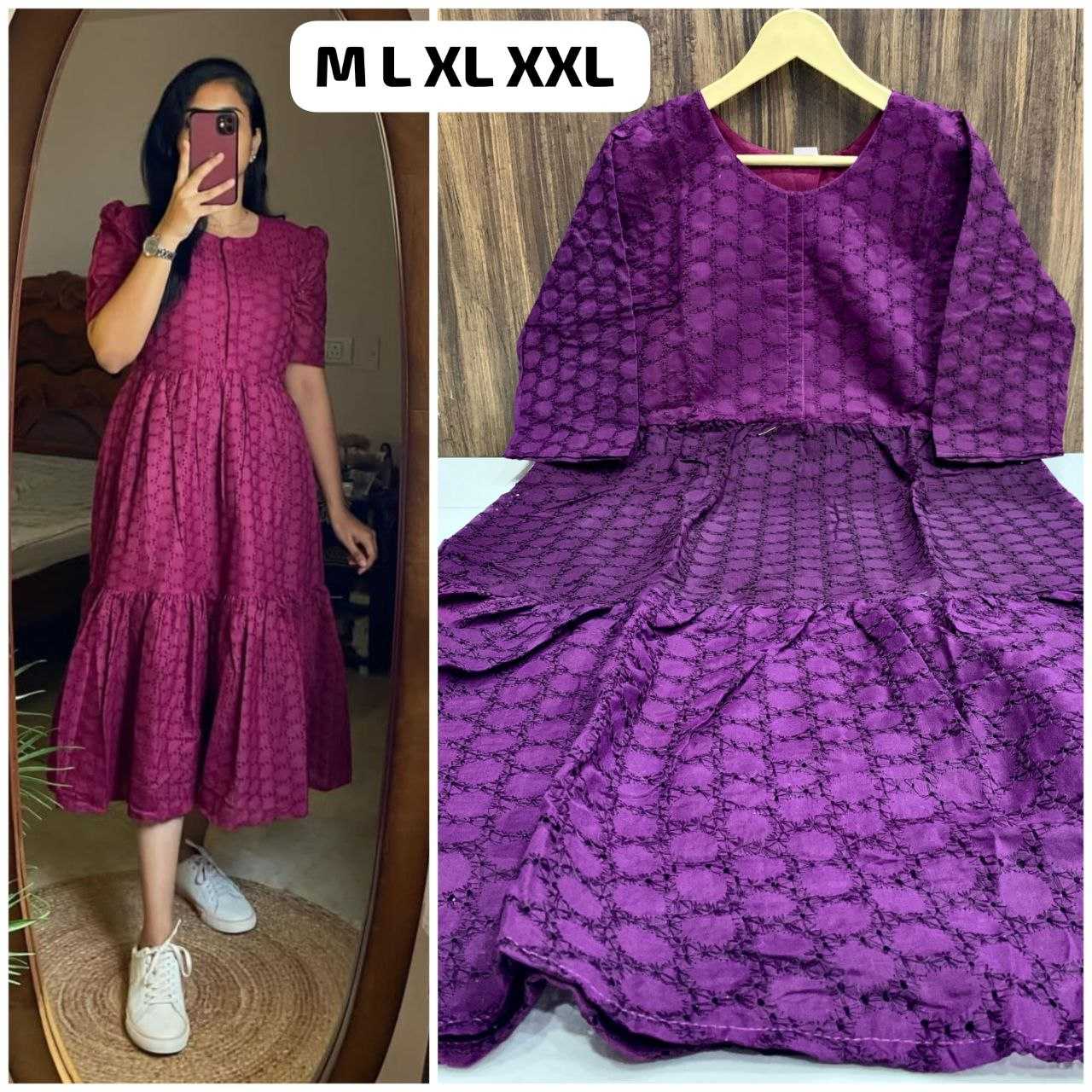 Ynf Hakoba KESH613 096 Western Wears Wholesale One Piece Dress Manufacturer