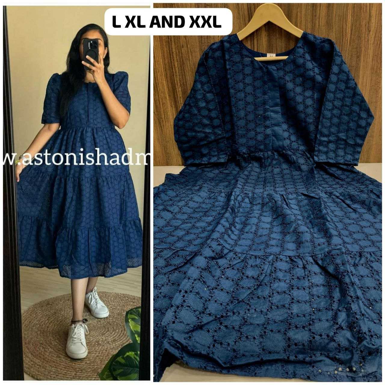 Ynf Hakoba KESH613 096 Western Wears Wholesale One Piece Dress Manufacturer