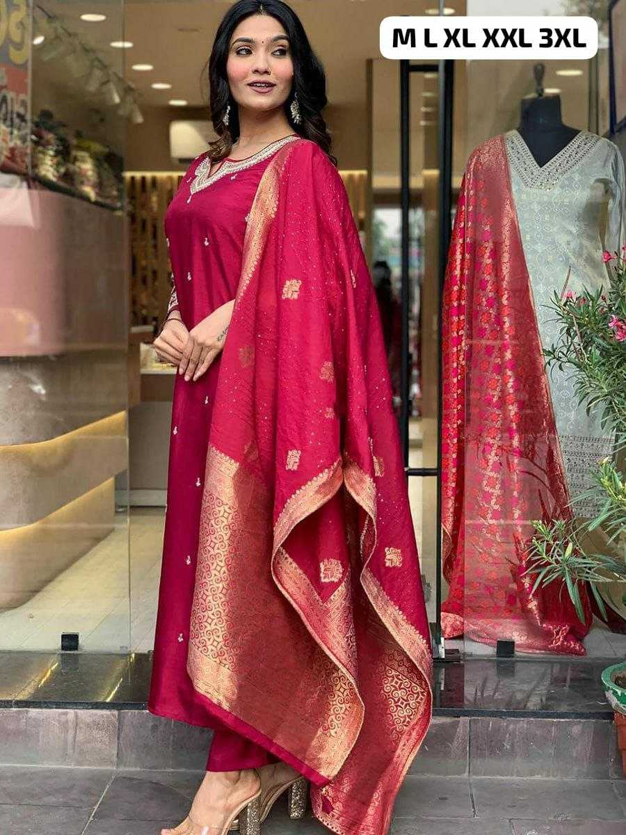 Ynf Heavy Roman Silk KESH613 113 Suits & Dresses Plus Size Collections Wholesale Embroidery Suits Zari Work Suit Designer Suits Manufacturer