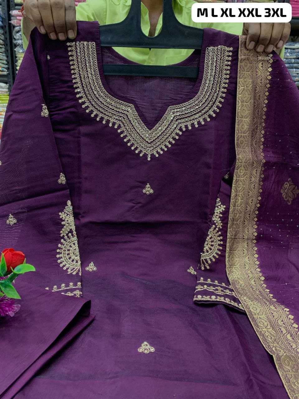 Ynf Heavy Roman Silk KESH613 113 Suits & Dresses Plus Size Collections Wholesale Embroidery Suits Zari Work Suit Designer Suits Manufacturer