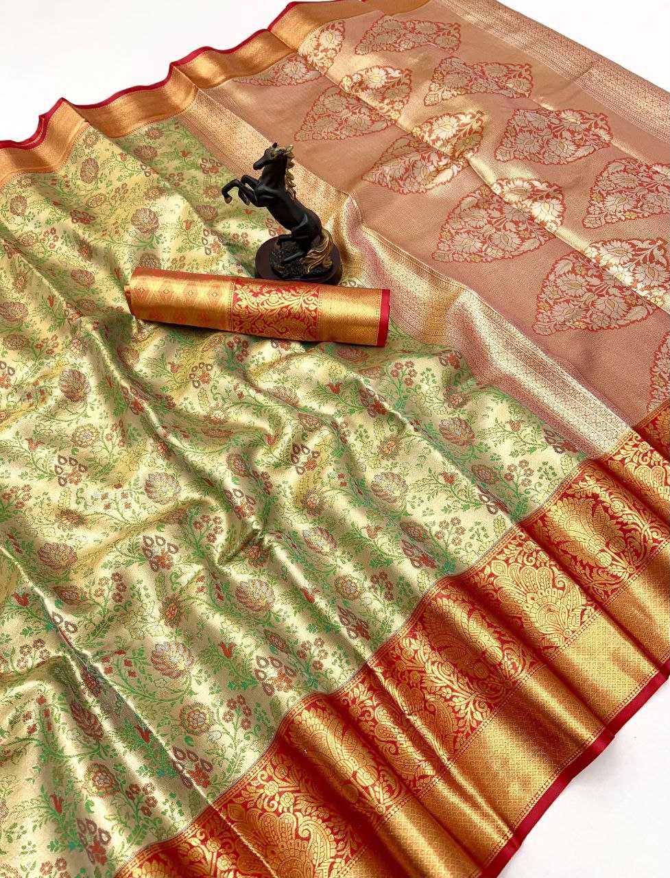 Ynf Kanjivaram Silk RIN209 INAYAT Silk Sarees Wholesale Kanjeevaram Sarees Traditional Silk Sarees Zari Border Silk Sarees Manufacturer