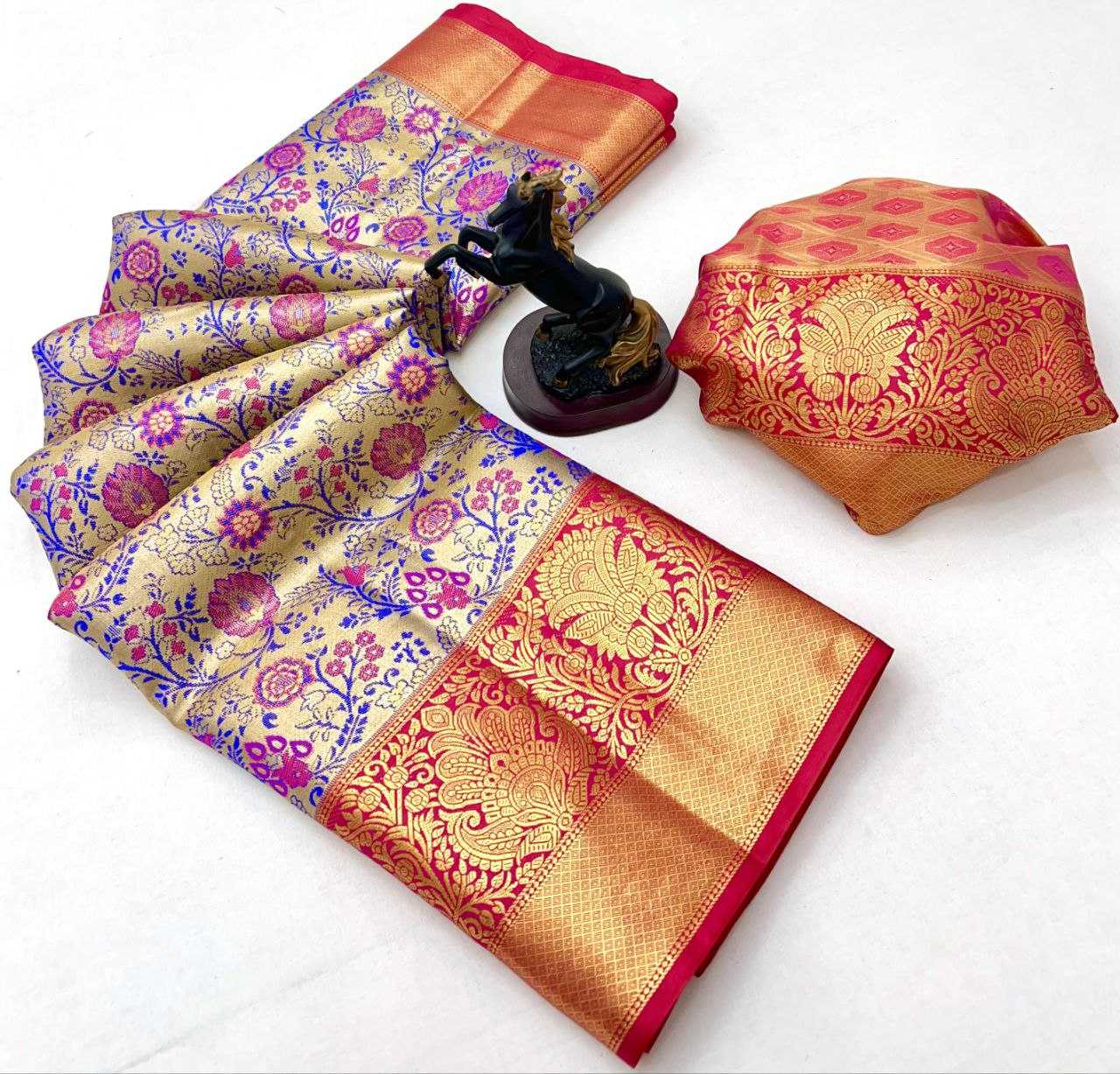 Ynf Kanjivaram Silk RIN209 INAYAT Silk Sarees Wholesale Kanjeevaram Sarees Traditional Silk Sarees Zari Border Silk Sarees Manufacturer