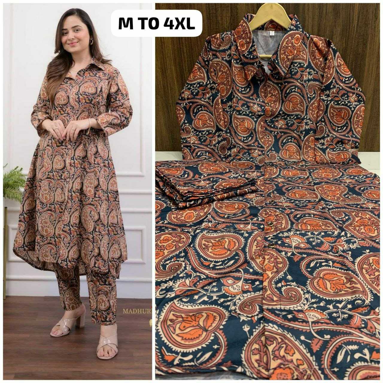 Ynf Linen KESH613 080 Suits & Dresses Festive Collections Plus Size Collections Wholesale Casual Dresses Printed Dresses Cotton Dresses Manufacturer