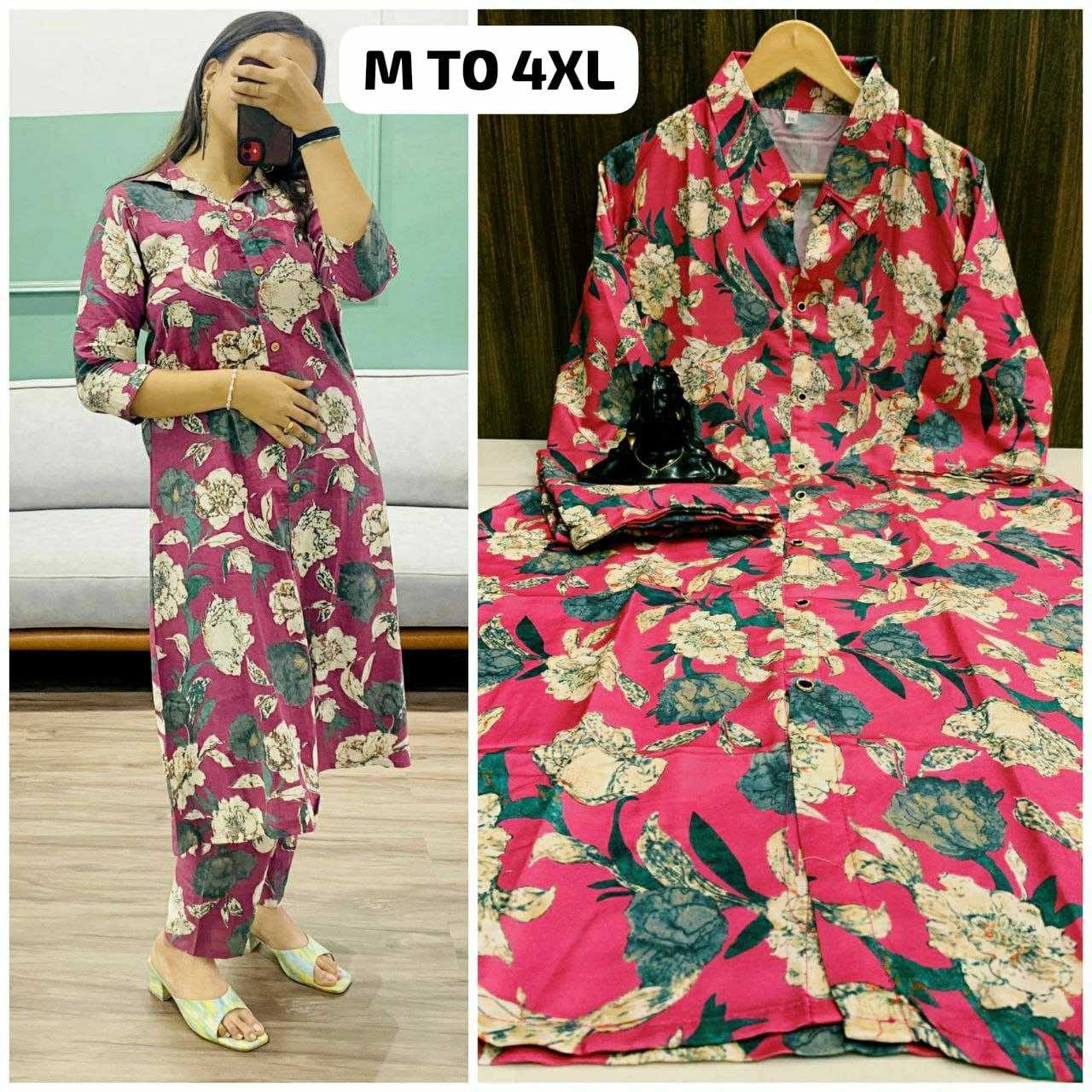 Ynf Linen KESH613 080 Suits & Dresses Festive Collections Plus Size Collections Wholesale Casual Dresses Printed Dresses Cotton Dresses Manufacturer