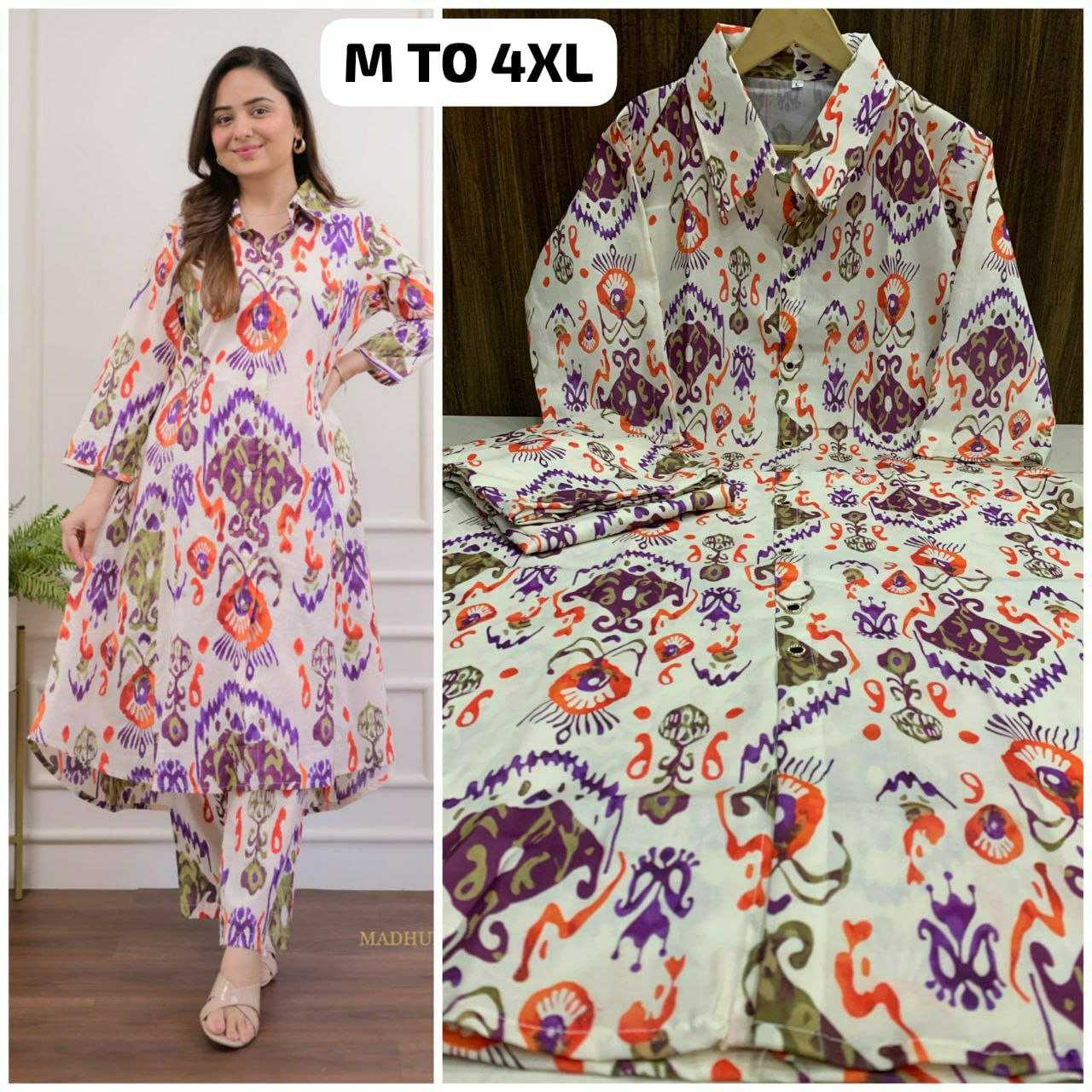 Ynf Linen KESH613 080 Suits & Dresses Festive Collections Plus Size Collections Wholesale Casual Dresses Printed Dresses Cotton Dresses Manufacturer