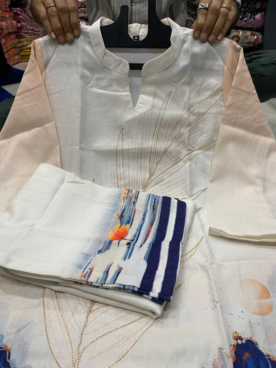 Ynf Linen KESH613 NIYATI Suits & Dresses Festive Collections Wholesale Casual Dresses Party Wear Dresses Printed Dresses Manufacturer