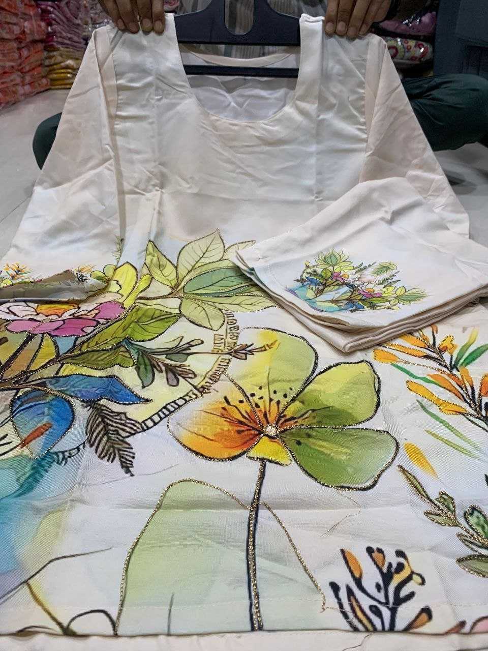 Ynf Linen KESH613 NIYATI Suits & Dresses Festive Collections Wholesale Casual Dresses Party Wear Dresses Printed Dresses Manufacturer