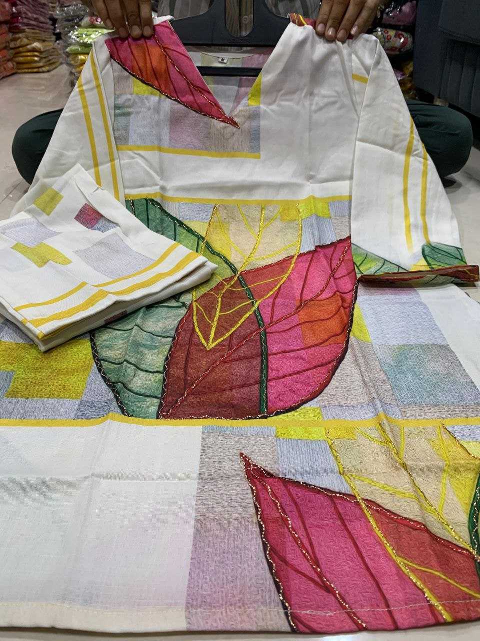 Ynf Linen KESH613 NIYATI Suits & Dresses Festive Collections Wholesale Casual Dresses Party Wear Dresses Printed Dresses Manufacturer