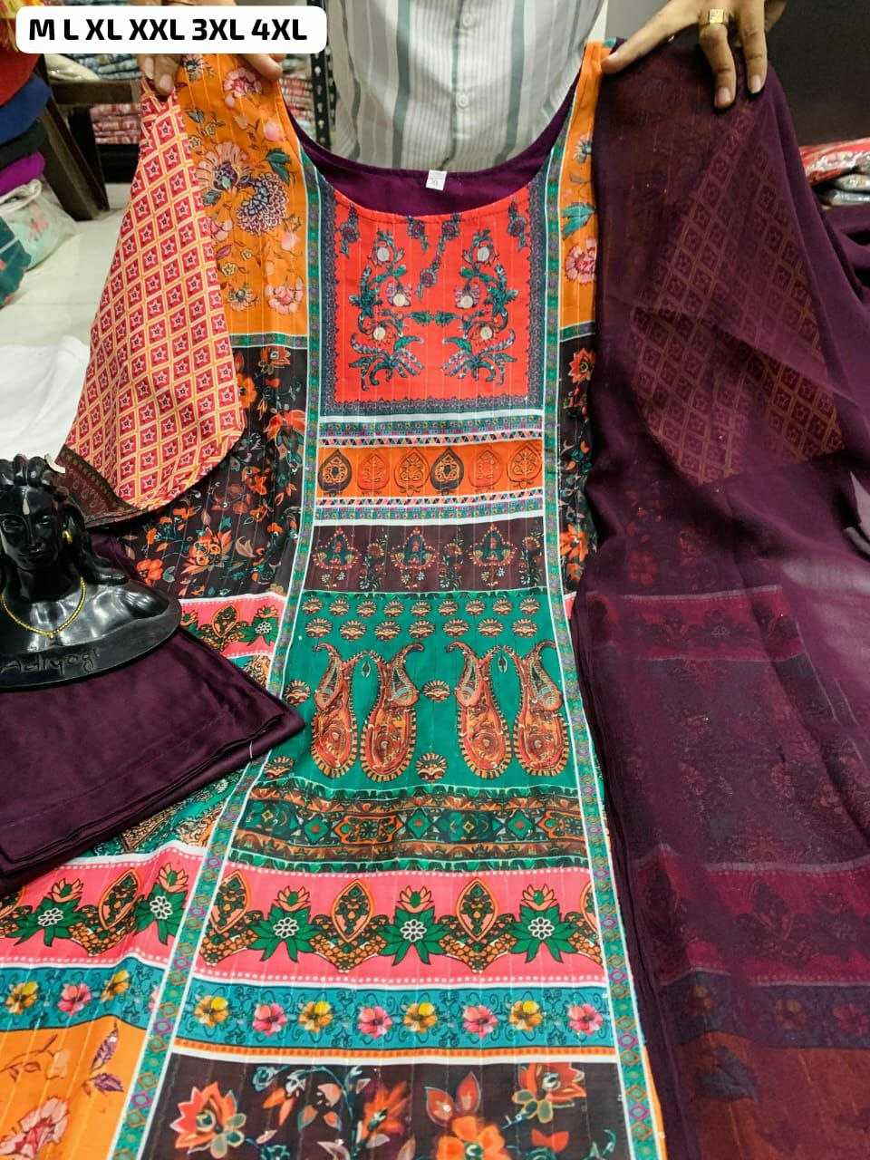 Ynf Muslin KESH613 030 Suits & Dresses Islamic Clothing Plus Size Collections Wholesale Pakistani Suits Printed Suits Ladies Salwar Suits Manufacturer
