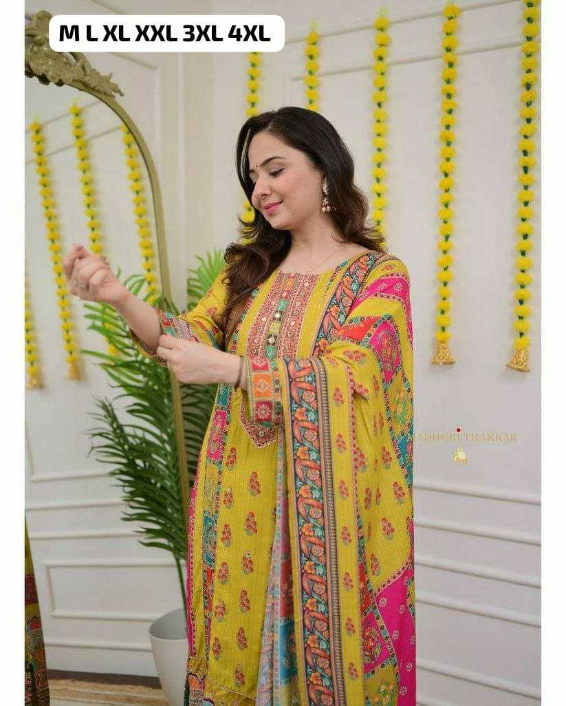Ynf Muslin KESH613 123 Suits & Dresses Plus Size Collections Wholesale Ladies Suits Printed Suits Designer Suits Manufacturer