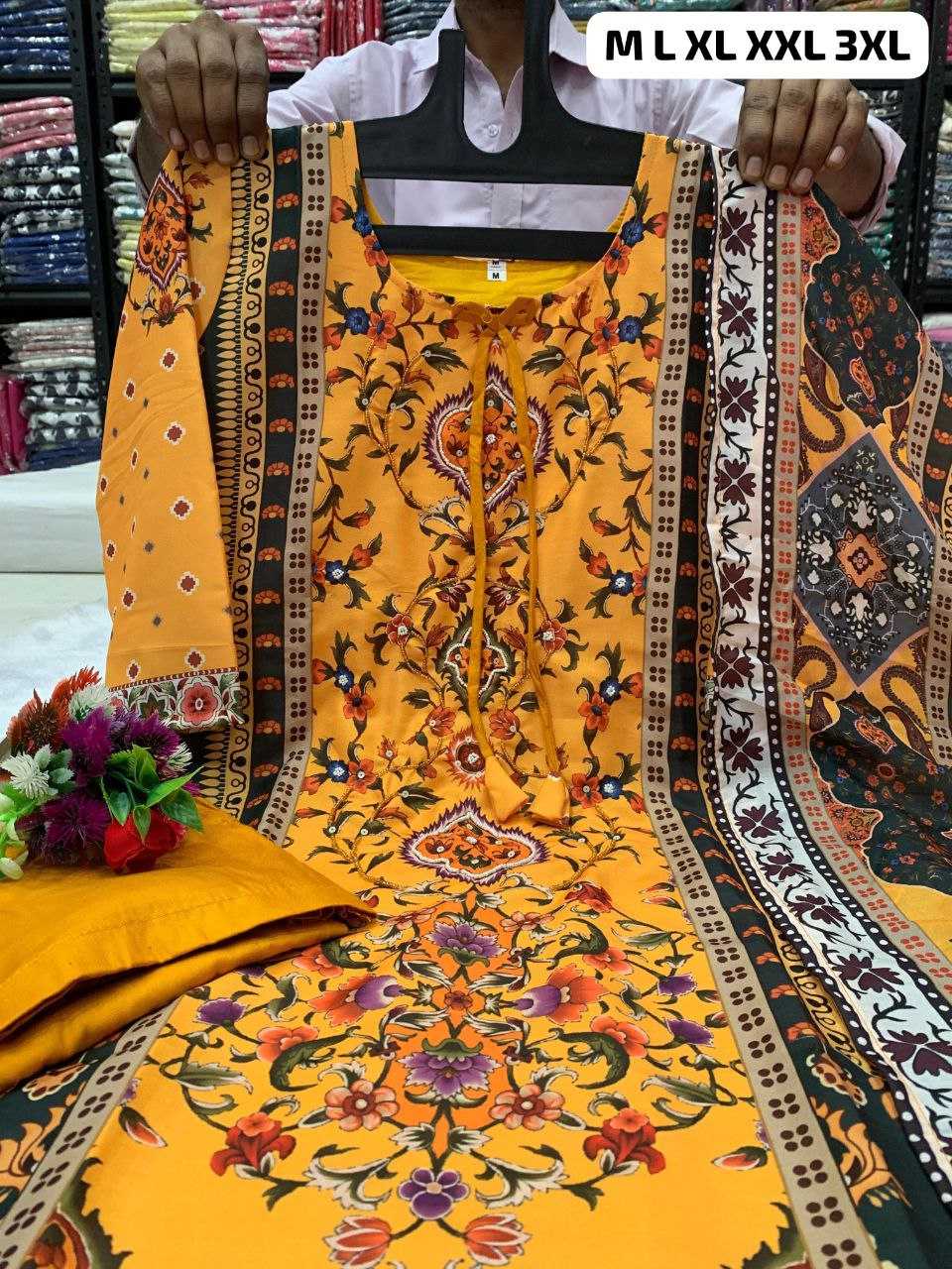 Ynf Muslin KESH613 126 Islamic Clothing Plus Size Collections Wholesale Pakistani Suits Manufacturer