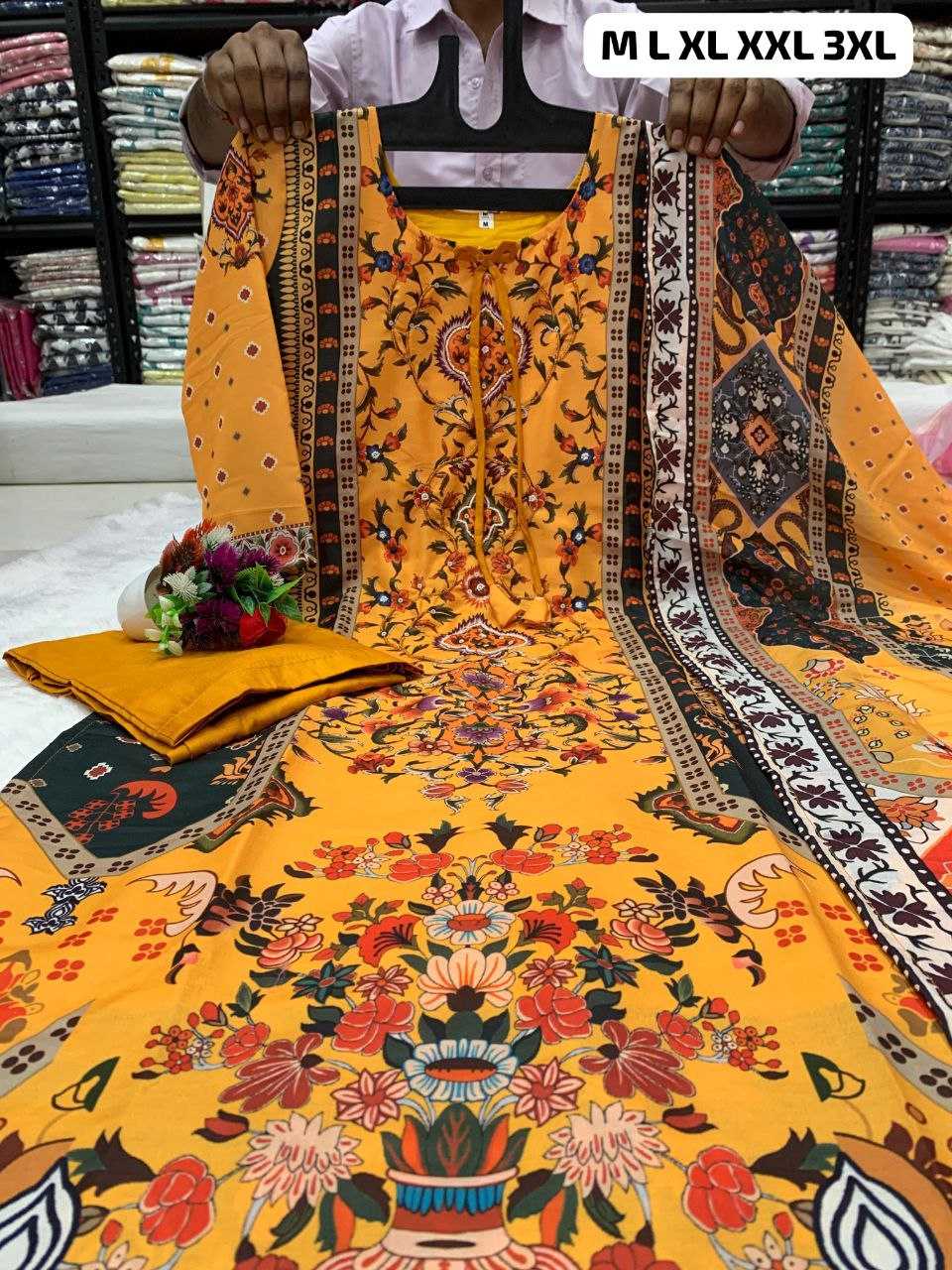 Ynf Muslin KESH613 126 Islamic Clothing Plus Size Collections Wholesale Pakistani Suits Manufacturer