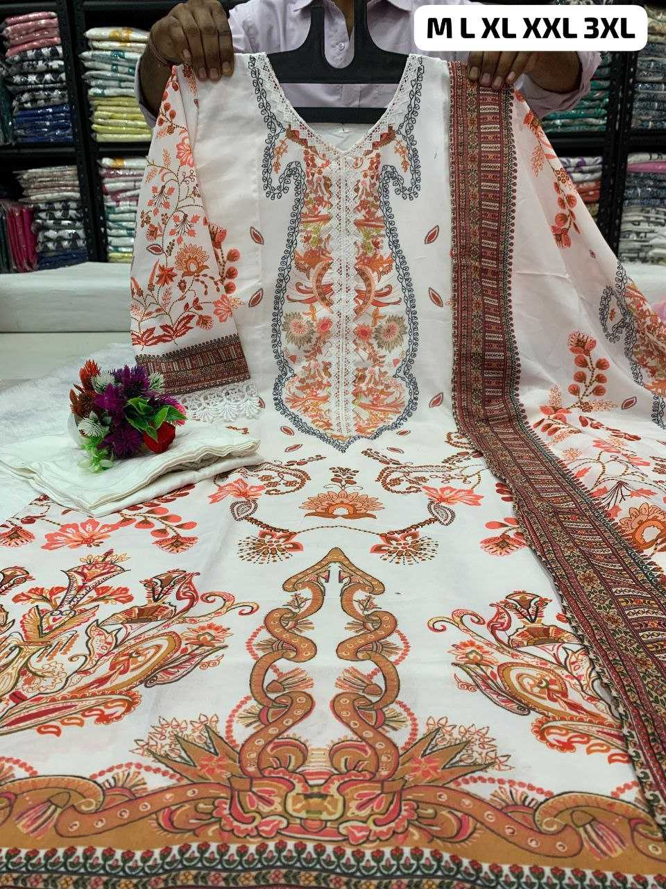 Ynf Muslin KESH613 126 Islamic Clothing Plus Size Collections Wholesale Pakistani Suits Manufacturer
