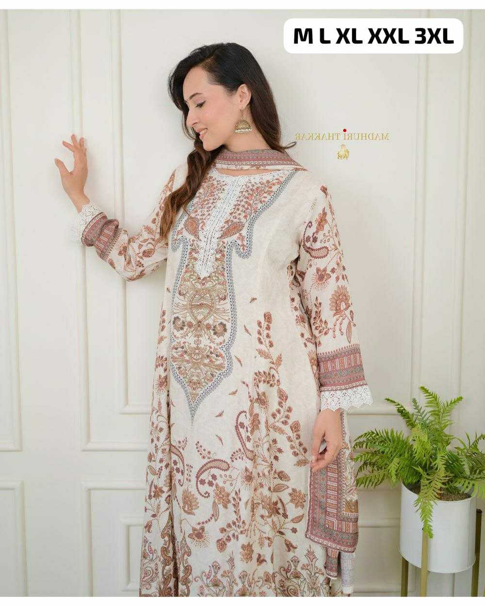 Ynf Muslin KESH613 126 Islamic Clothing Plus Size Collections Wholesale Pakistani Suits Manufacturer