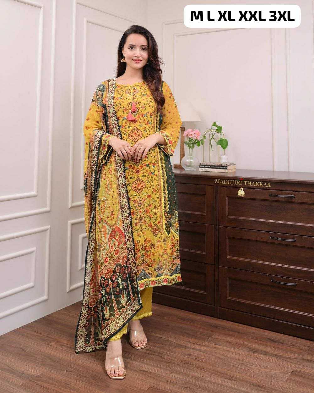Ynf Muslin KESH613 126 Islamic Clothing Plus Size Collections Wholesale Pakistani Suits Manufacturer