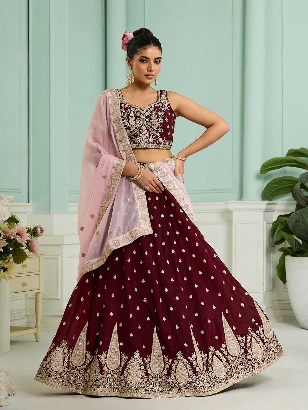 Ynf Organza KESH530 ADORN CRAFT 6218 Lehengas Wholesale Designer Lehenga Traditional Lehenga Embroidered Lehenga Manufacturer