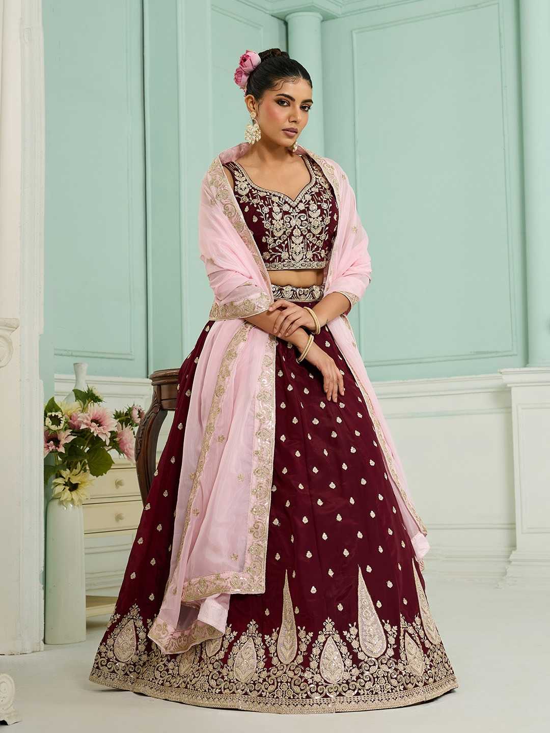 Ynf Organza KESH530 ADORN CRAFT 6218 Lehengas Wholesale Designer Lehenga Traditional Lehenga Embroidered Lehenga Manufacturer
