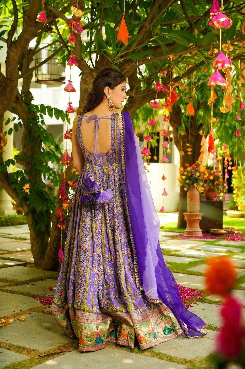 Ynf Organza Silk KESH154 315 Gowns Wholesale Printed Gowns Anarkali Gown Designer Gowns Manufacturer
