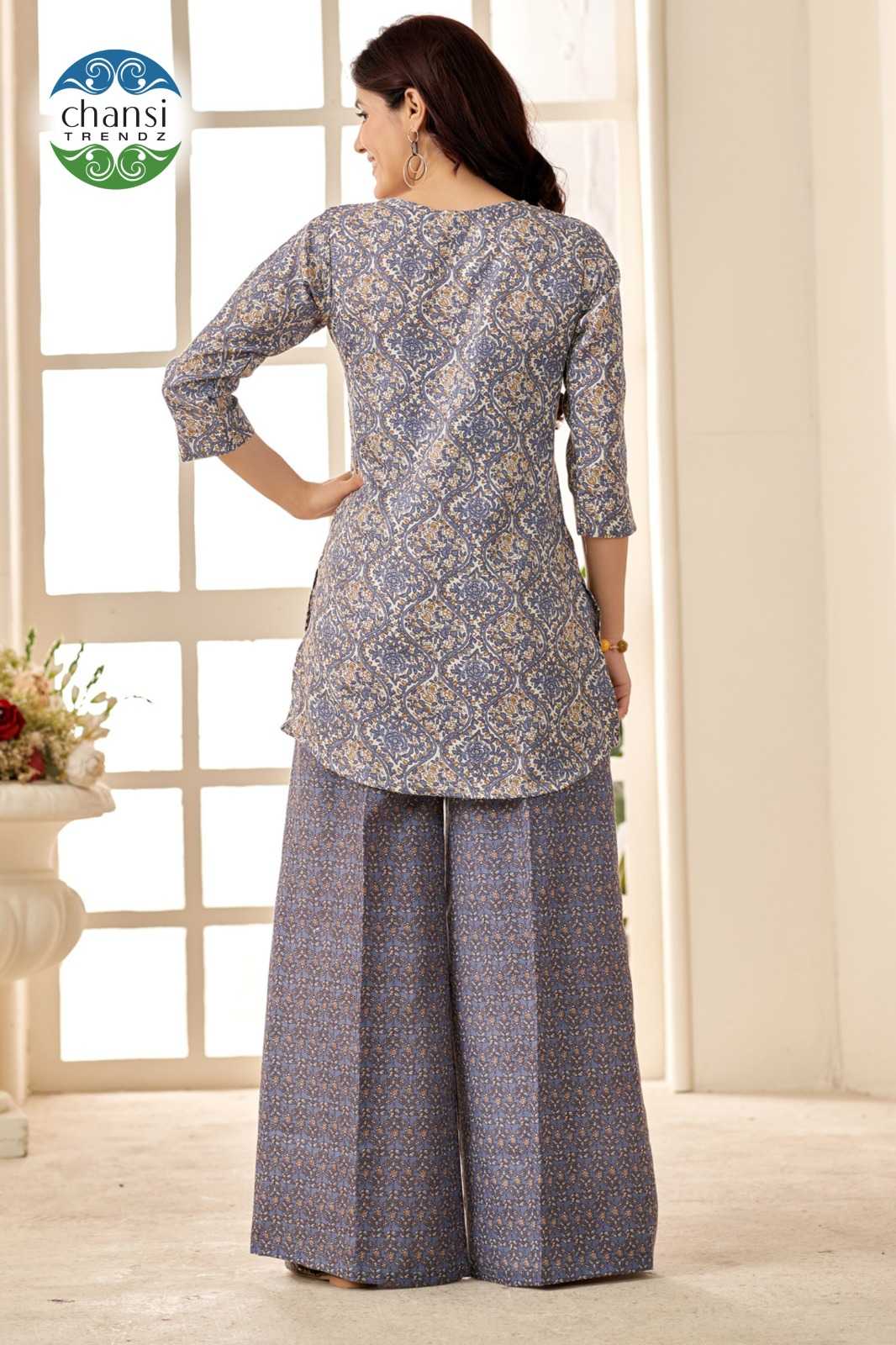 Ynf Poly Cotton KESH530 Chansi LAKSMITVA Suits & Dresses Wholesale Palazzo Suit Party wear suits Designer Suits Manufacturer