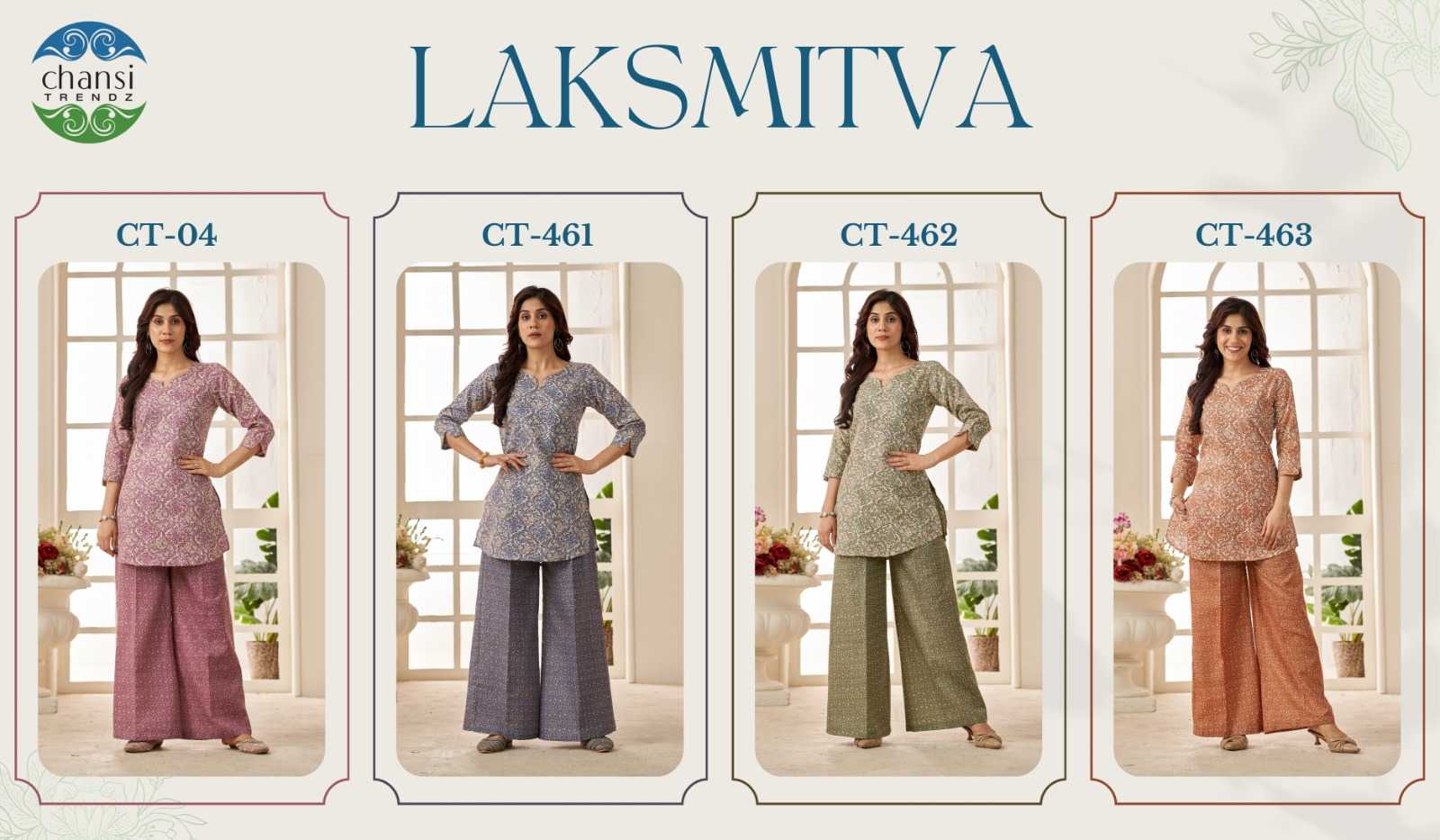 Ynf Poly Cotton KESH530 Chansi LAKSMITVA Suits & Dresses Wholesale Palazzo Suit Party wear suits Designer Suits Manufacturer