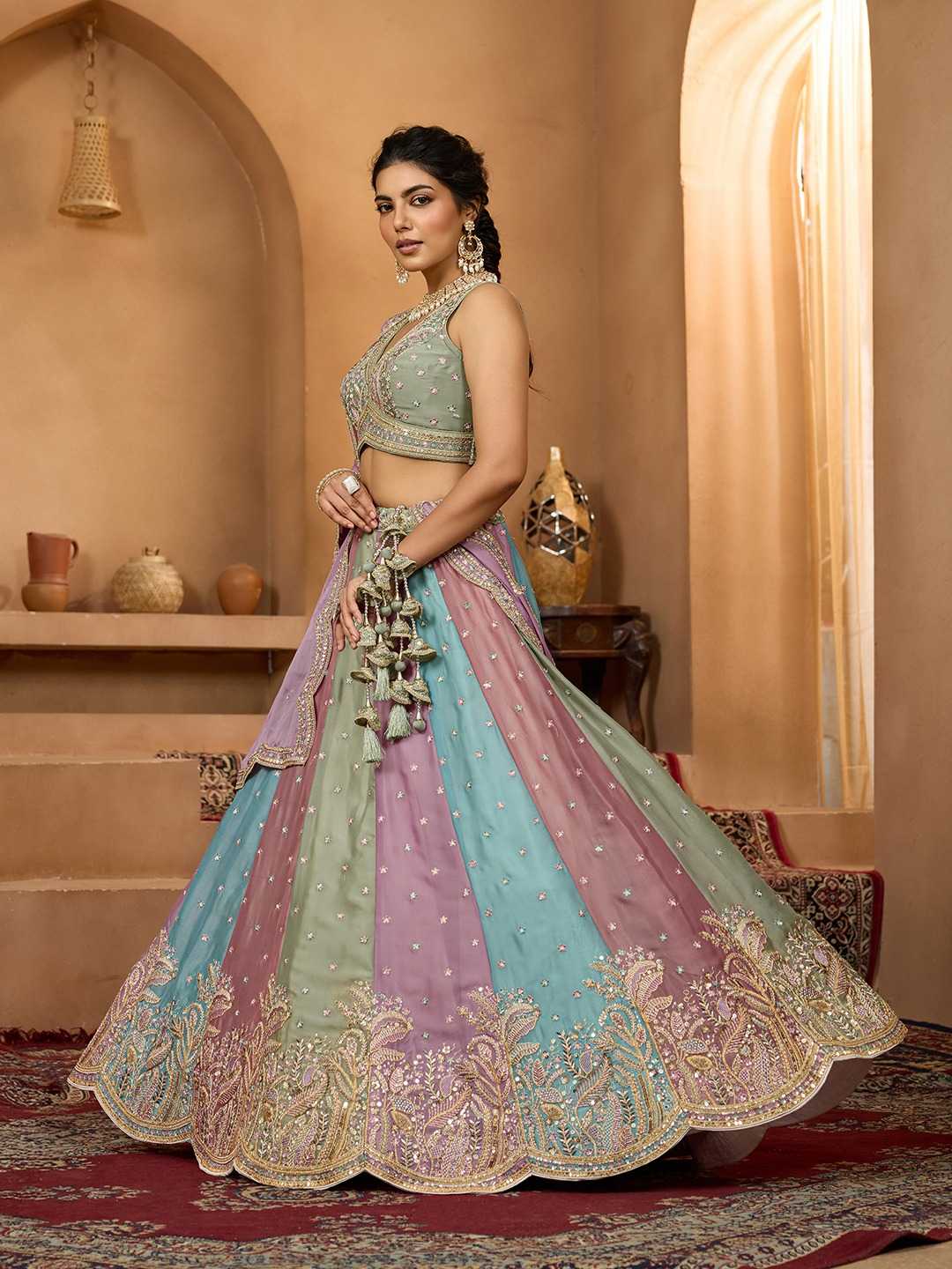 Ynf Premium Georgette KESH530 ADORN CRAFT 6221 Lehengas Wholesale Designer Lehenga Traditional Lehenga Wedding Lehenga Manufacturer