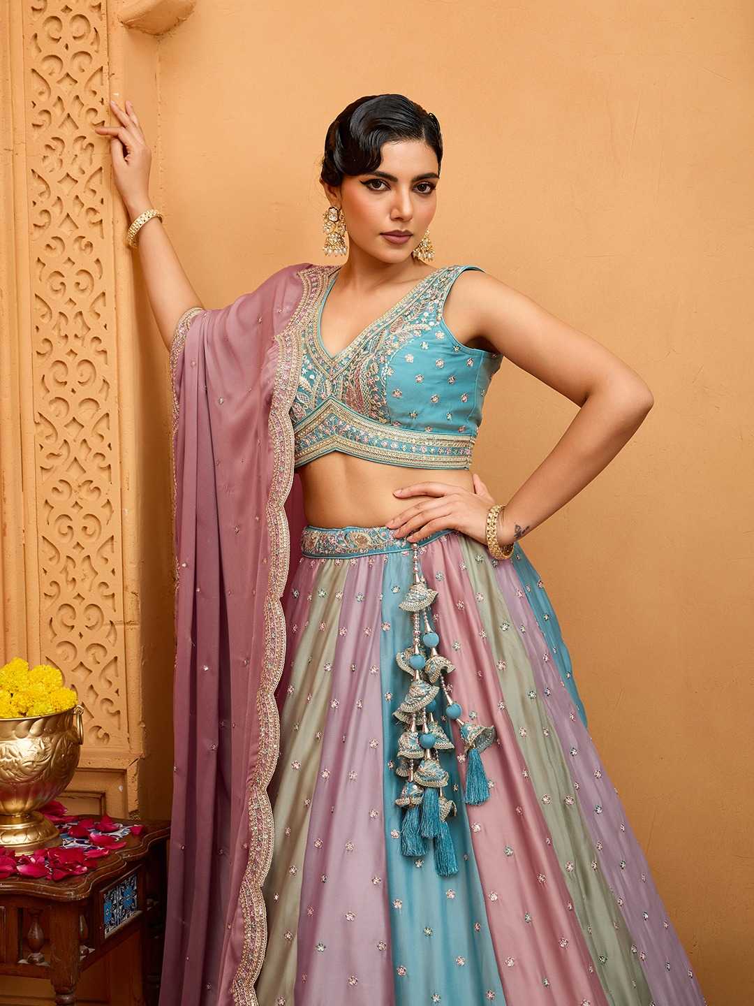 Ynf Premium Georgette KESH530 ADORN CRAFT 6221 Lehengas Wholesale Designer Lehenga Traditional Lehenga Wedding Lehenga Manufacturer
