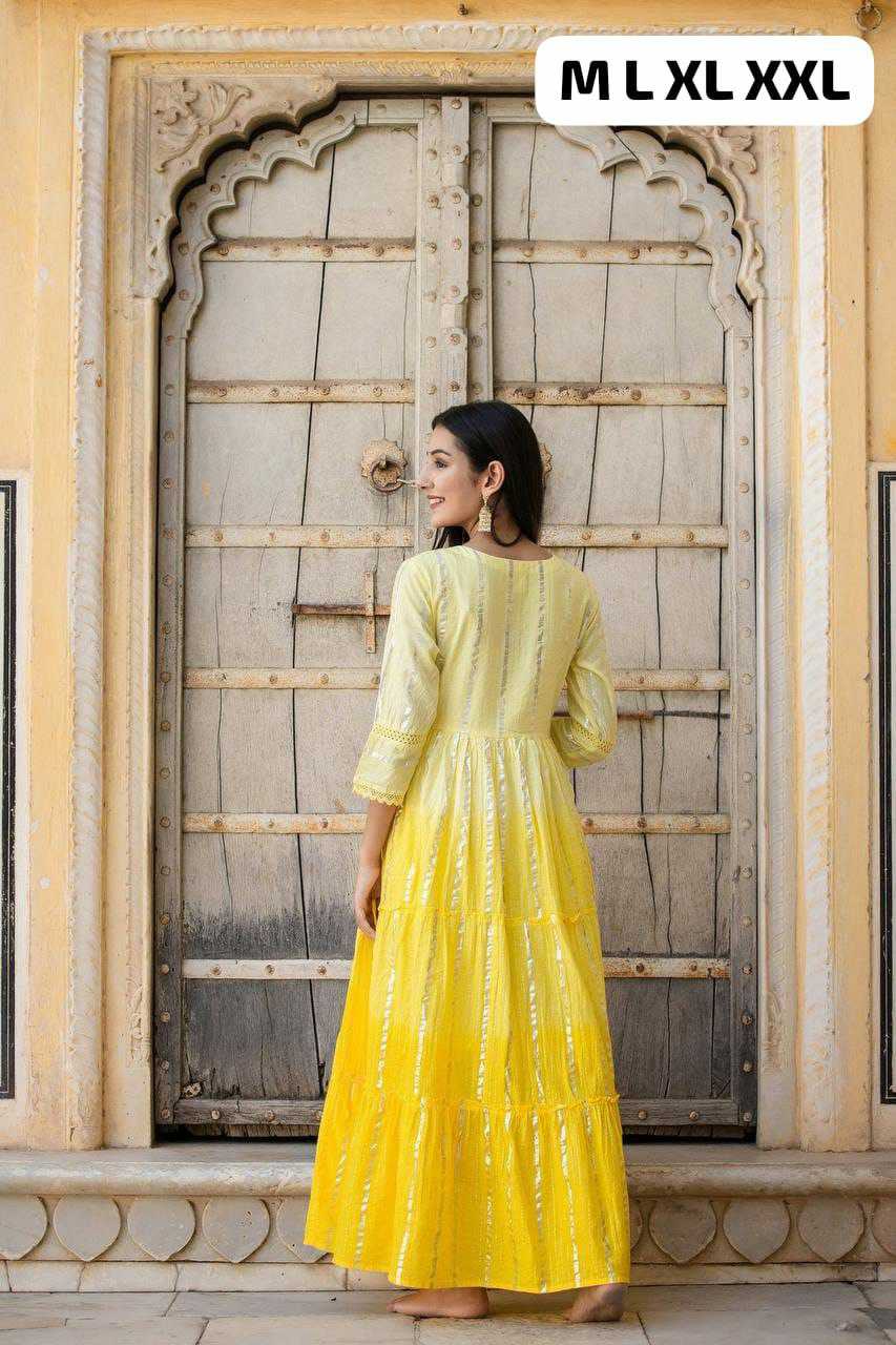 Ynf Pure Cotton KESH613 044 Gowns Festive Collections Wholesale Fancy Gowns Party Wear Gowns Simple Gowns Manufacturer