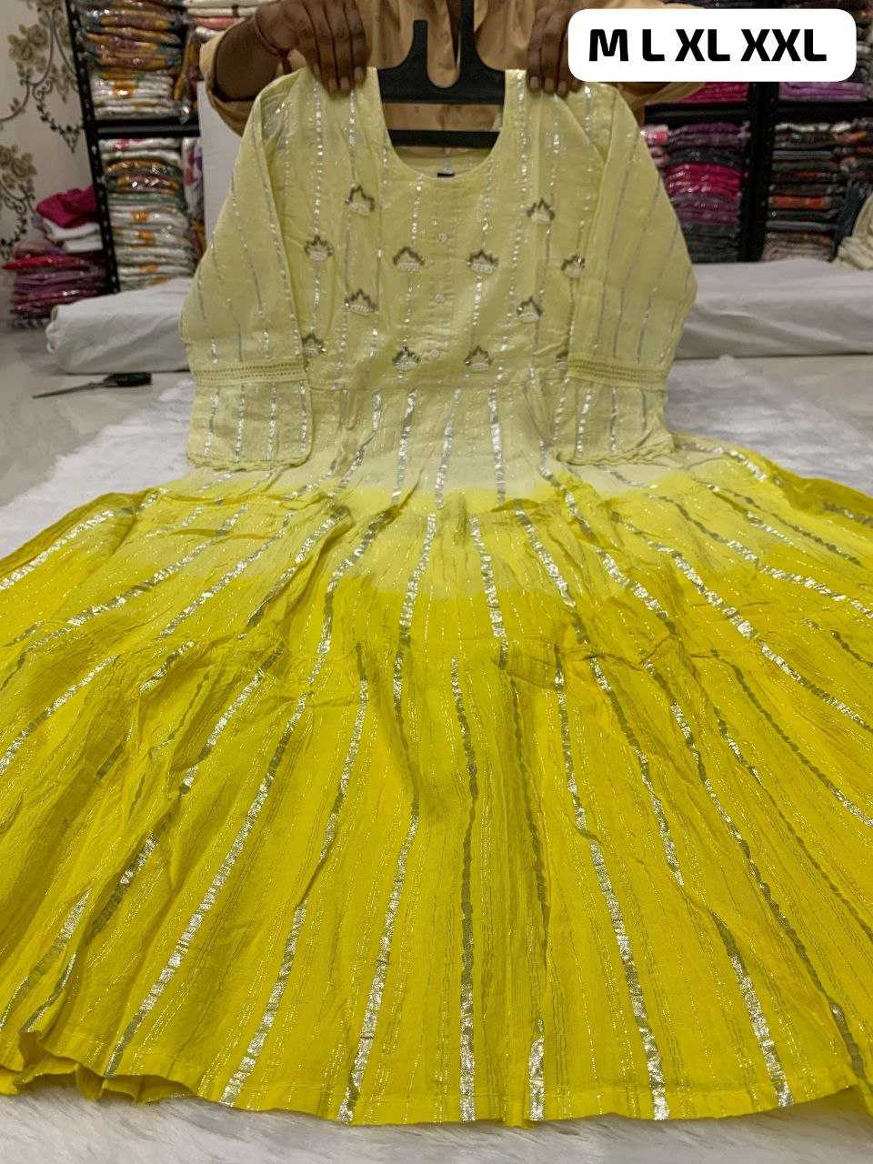 Ynf Pure Cotton KESH613 044 Gowns Festive Collections Wholesale Fancy Gowns Party Wear Gowns Simple Gowns Manufacturer