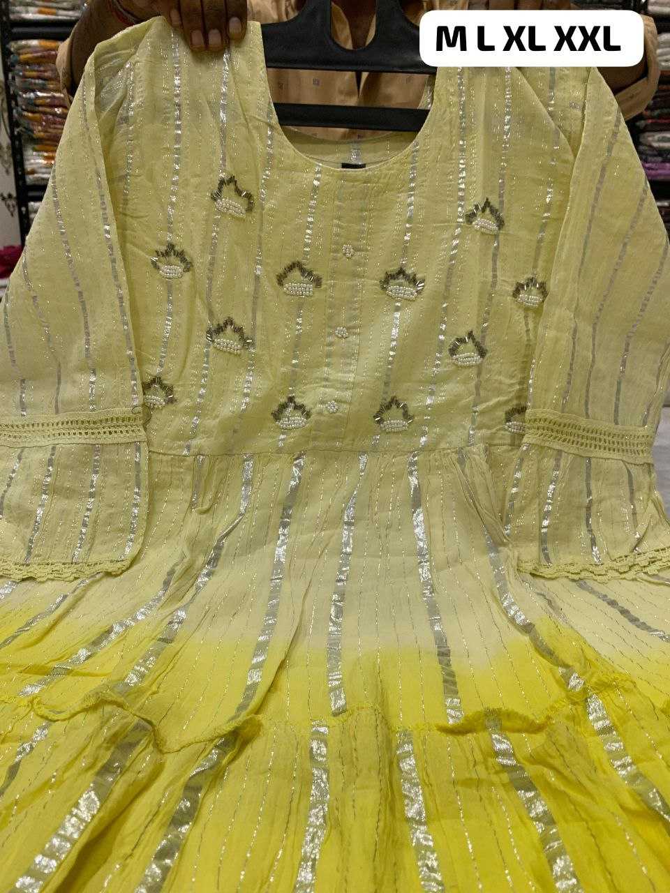 Ynf Pure Cotton KESH613 044 Gowns Festive Collections Wholesale Fancy Gowns Party Wear Gowns Simple Gowns Manufacturer