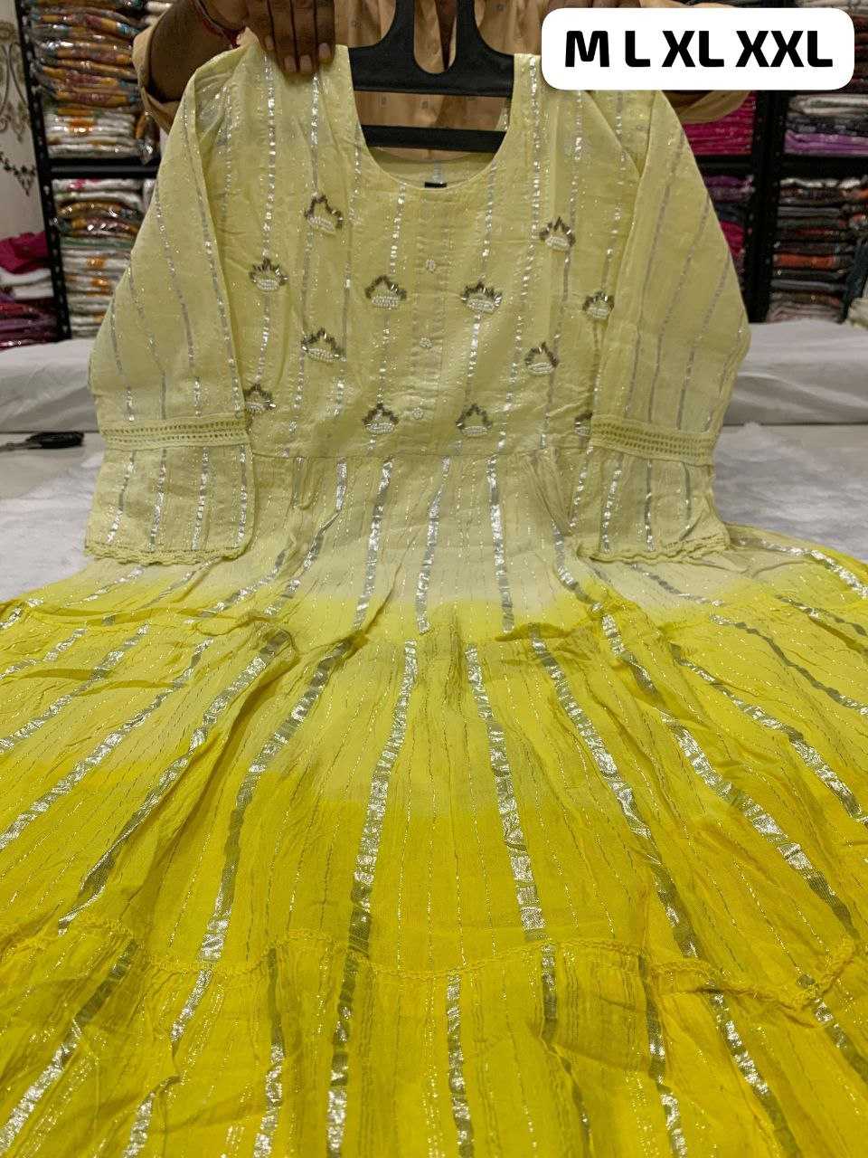 Ynf Pure Cotton KESH613 044 Gowns Festive Collections Wholesale Fancy Gowns Party Wear Gowns Simple Gowns Manufacturer