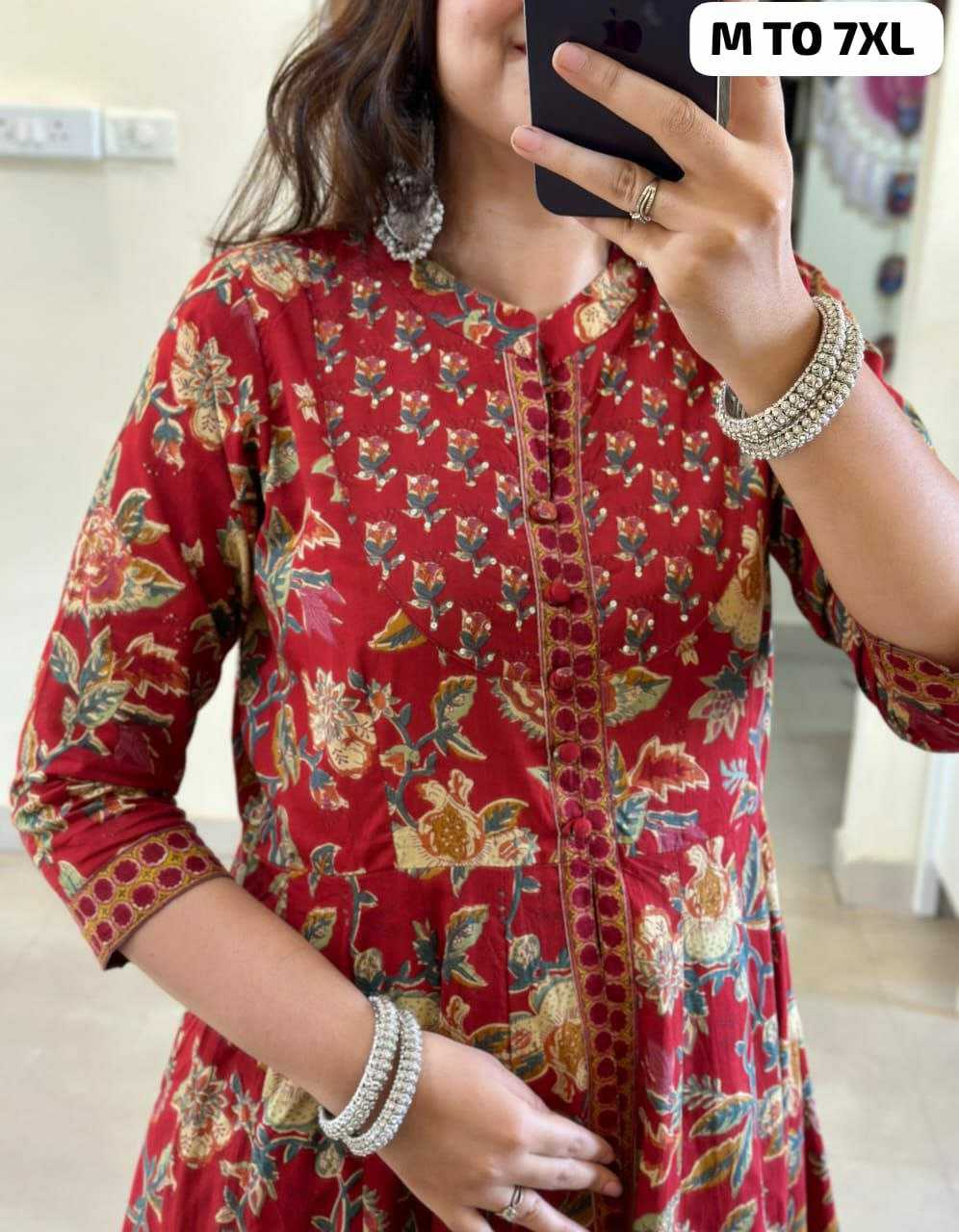 Ynf Pure Cotton KESH613 051 Suits & Dresses Festive Collections Plus Size Collections Wholesale Cotton Suits Ladies Salwar Suits Anarkali Suits Manufacturer