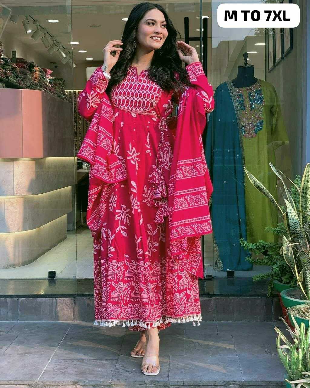 Ynf Pure Cotton KESH613 052 Suits & Dresses Festive Collections Plus Size Collections Wholesale Cotton Suits Ladies Salwar Suits Anarkali Suits Manufacturer