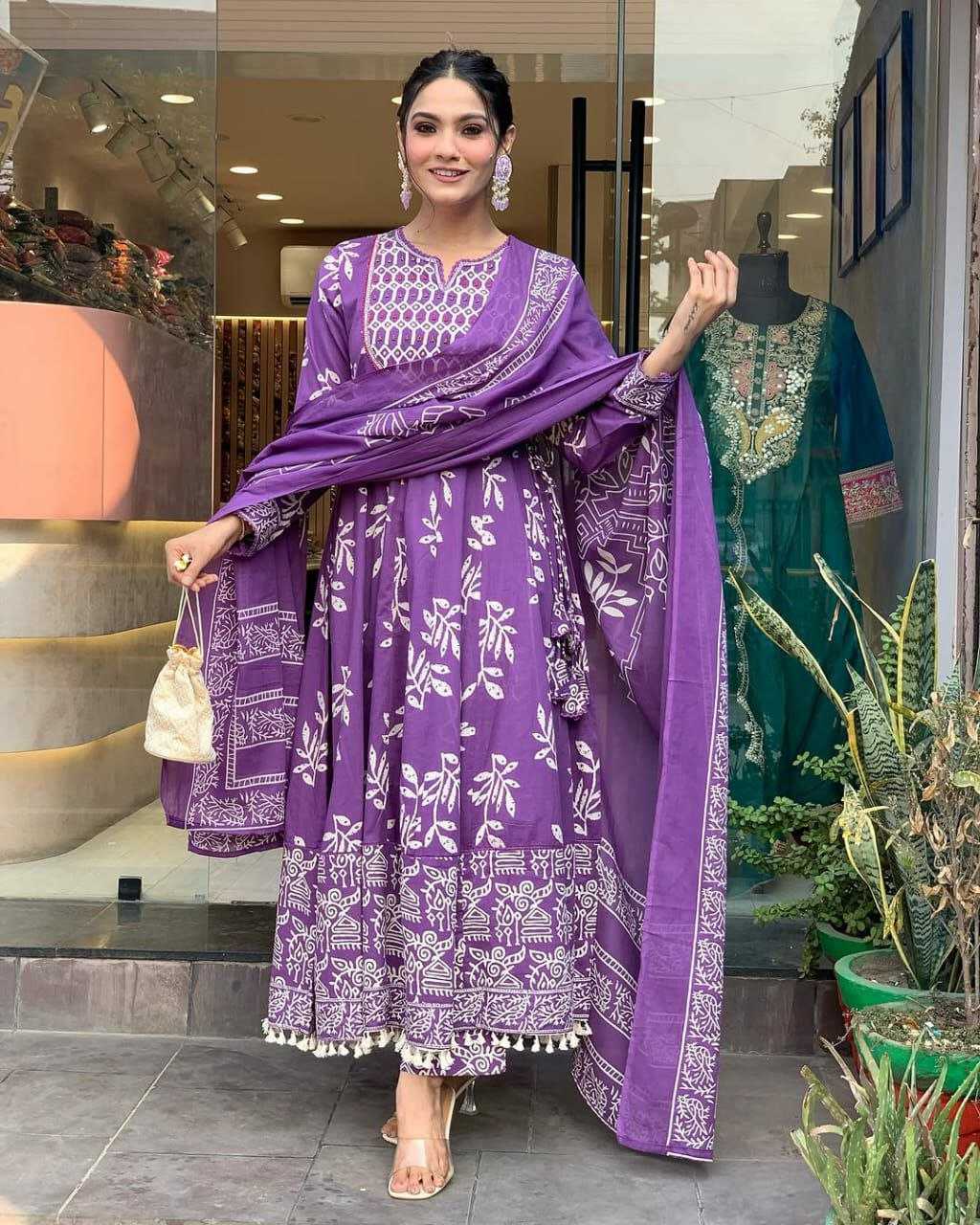 Ynf Pure Cotton KESH613 072 Suits & Dresses Festive Collections Plus Size Collections Wholesale Cotton Suits Anarkali Suits Designer Suits Manufacturer