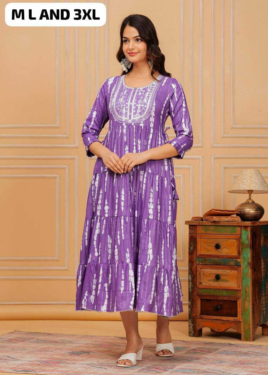 Ynf Pure Cotton KESH613 079 Gowns Festive Collections Wholesale Fancy Gowns Embroidery Gowns Party Wear Gowns Manufacturer