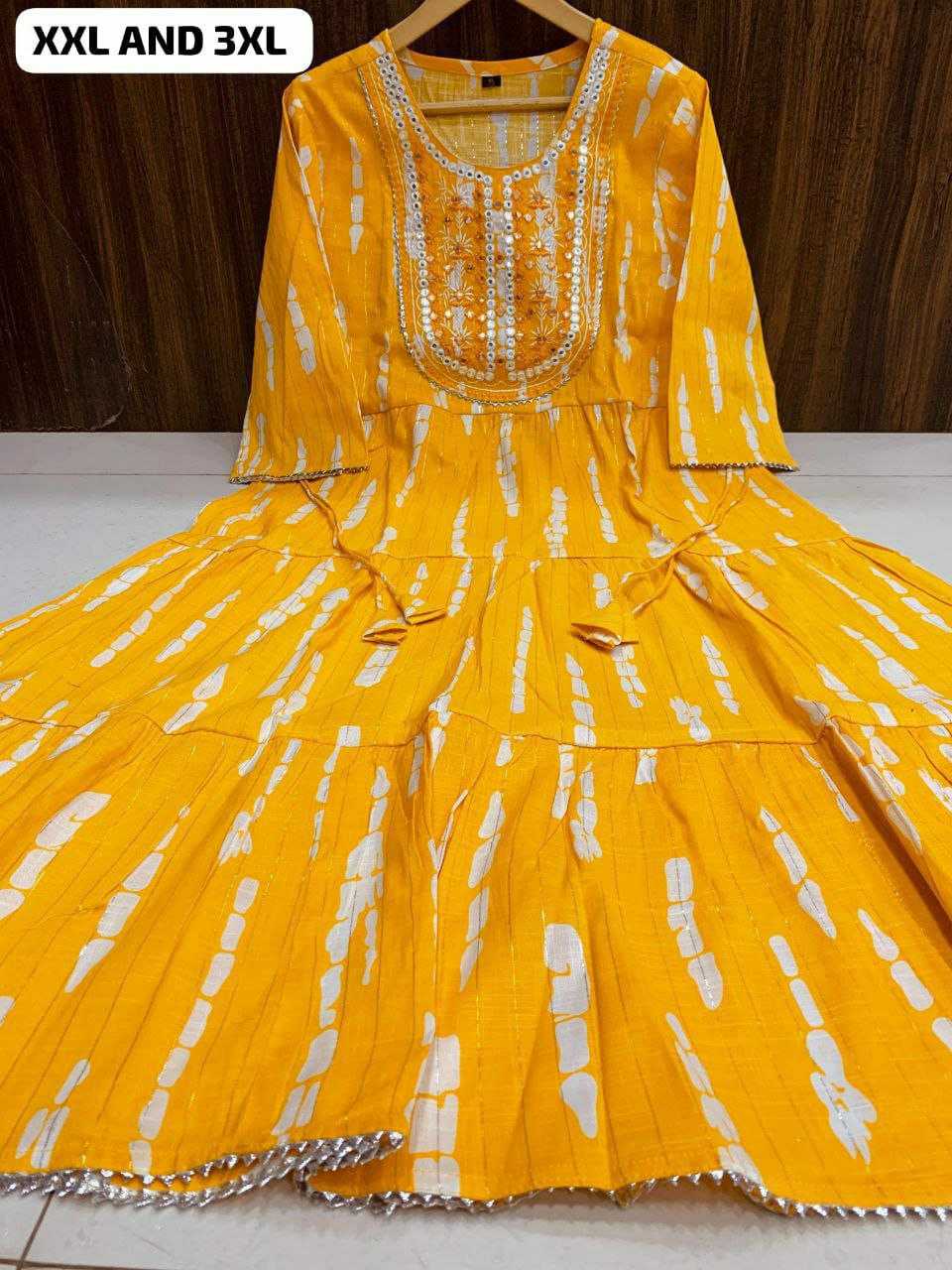 Ynf Pure Cotton KESH613 079 Gowns Festive Collections Wholesale Fancy Gowns Embroidery Gowns Party Wear Gowns Manufacturer
