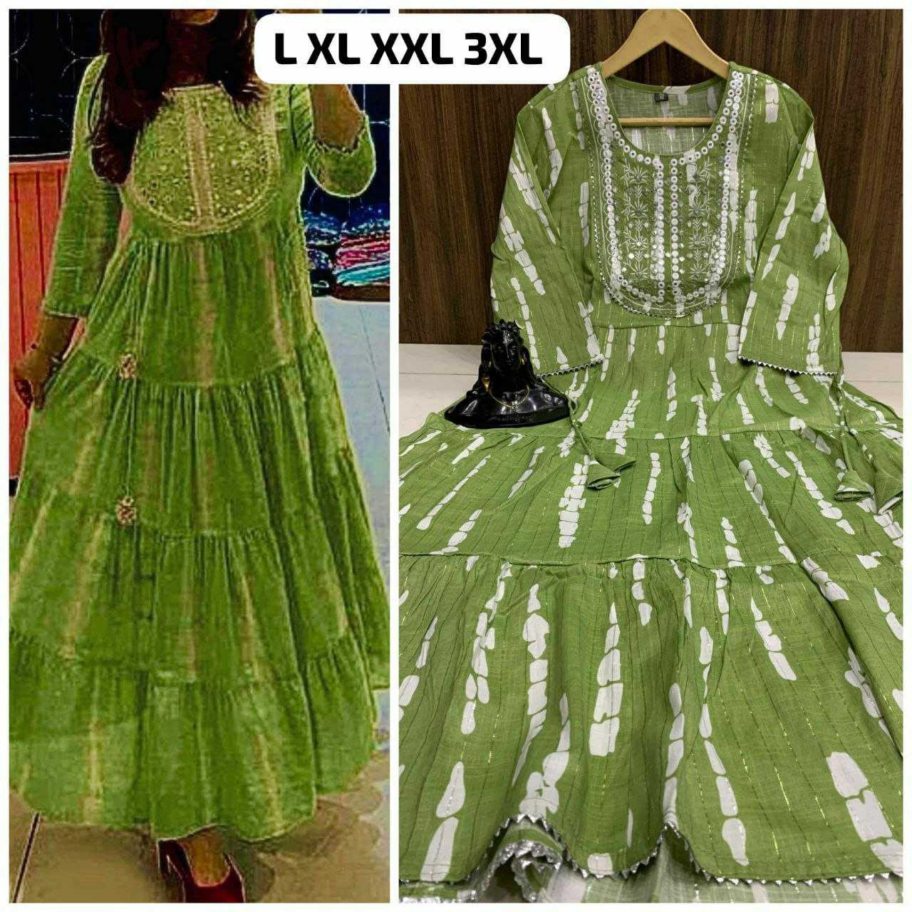 Ynf Pure Cotton KESH613 079 Gowns Festive Collections Wholesale Fancy Gowns Embroidery Gowns Party Wear Gowns Manufacturer