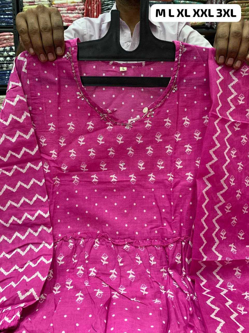 Ynf Pure Cotton KESH613 117 Kurti Plus Size Collections Wholesale Workwear Kurtis Long Kurtis Anarkali Kurtis Manufacturer