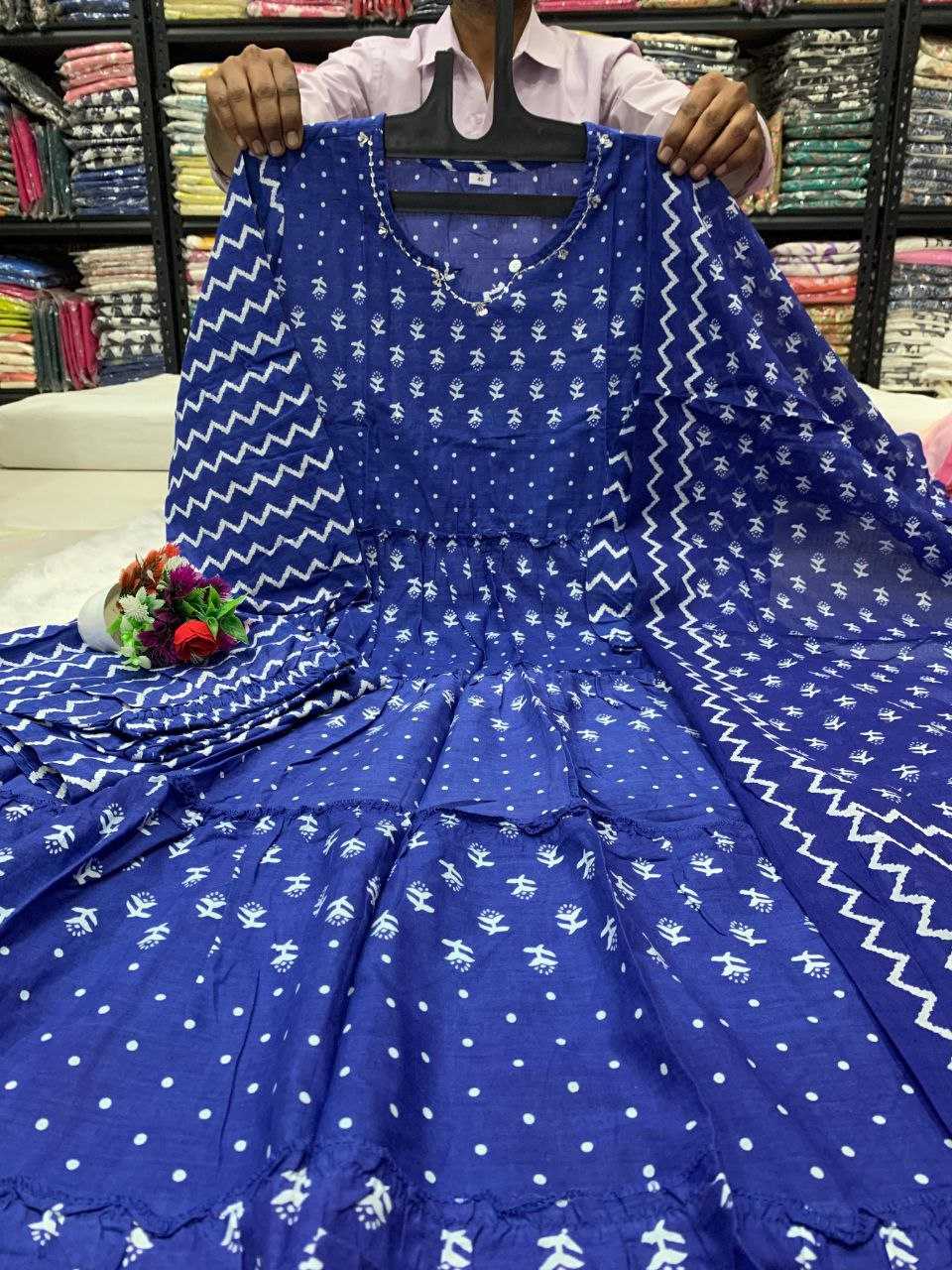 Ynf Pure Cotton KESH613 117 Kurti Plus Size Collections Wholesale Workwear Kurtis Long Kurtis Anarkali Kurtis Manufacturer